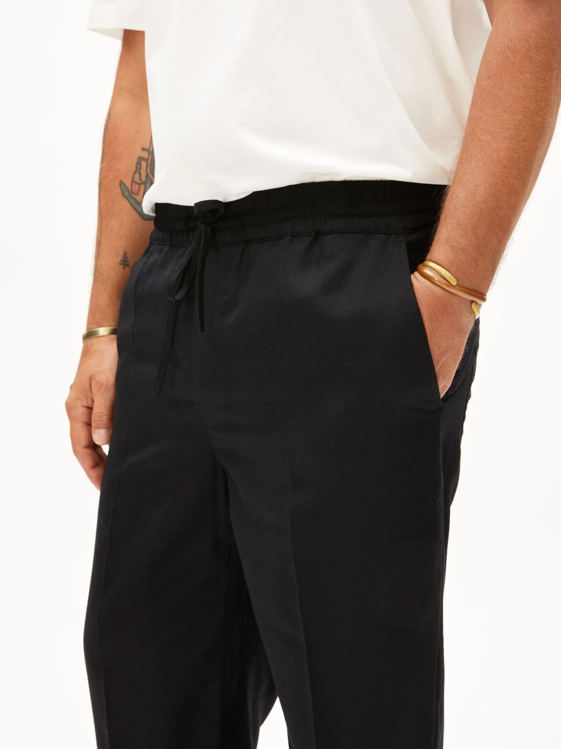 Hose Lukaa Lino black Armedangels