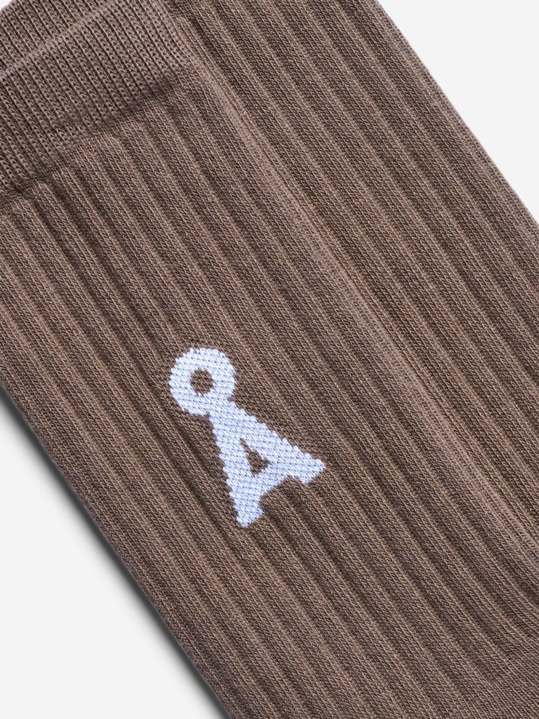 Socke Saamus Bold walnut cream Armedangels