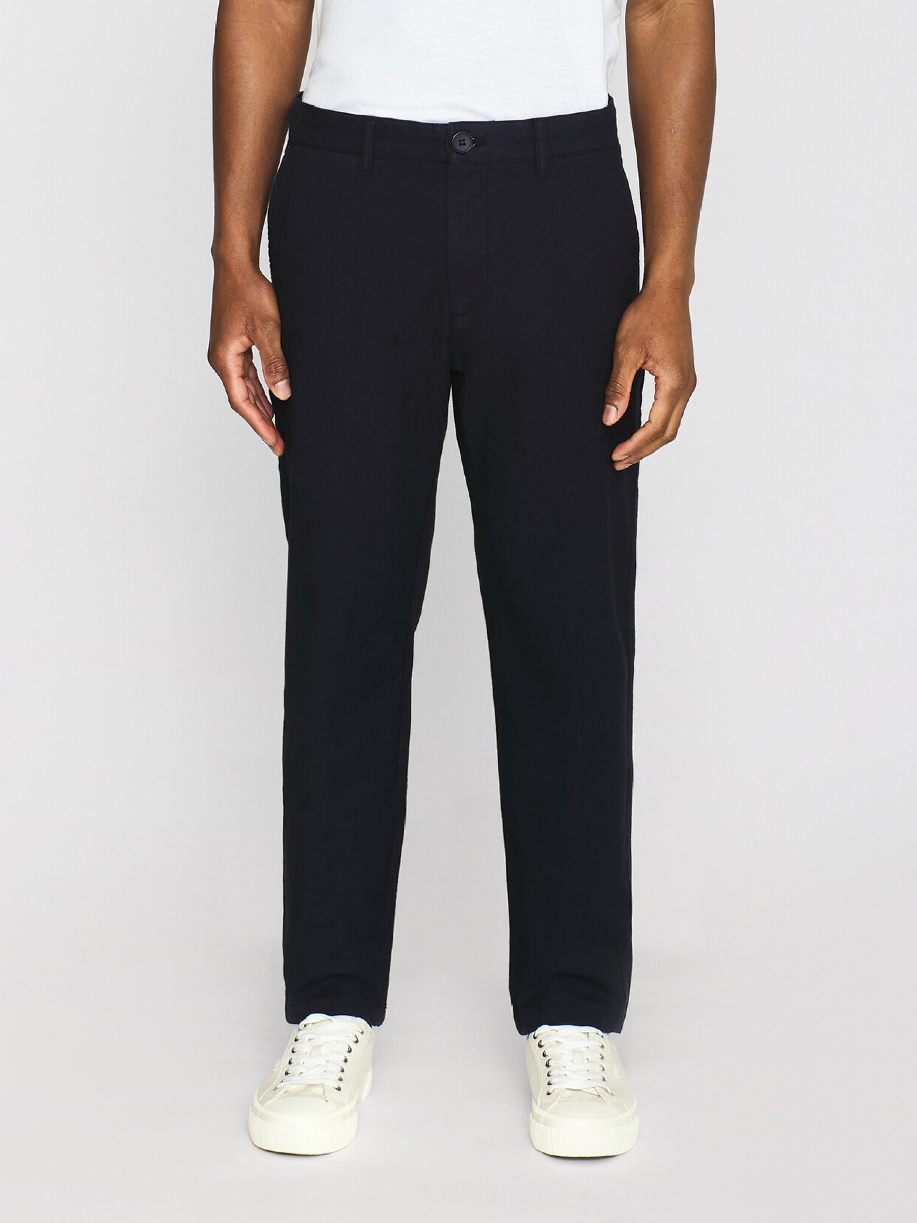 Hose Chuck Regular Flannel Chino Pants night sky Knowledge Cotton Apparel