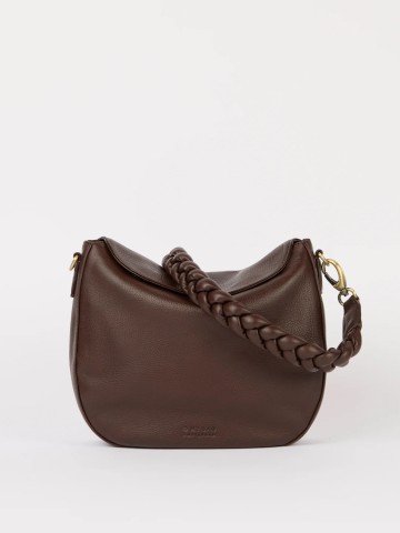 Tasche Lana chocolate soft grain leather O My Bag