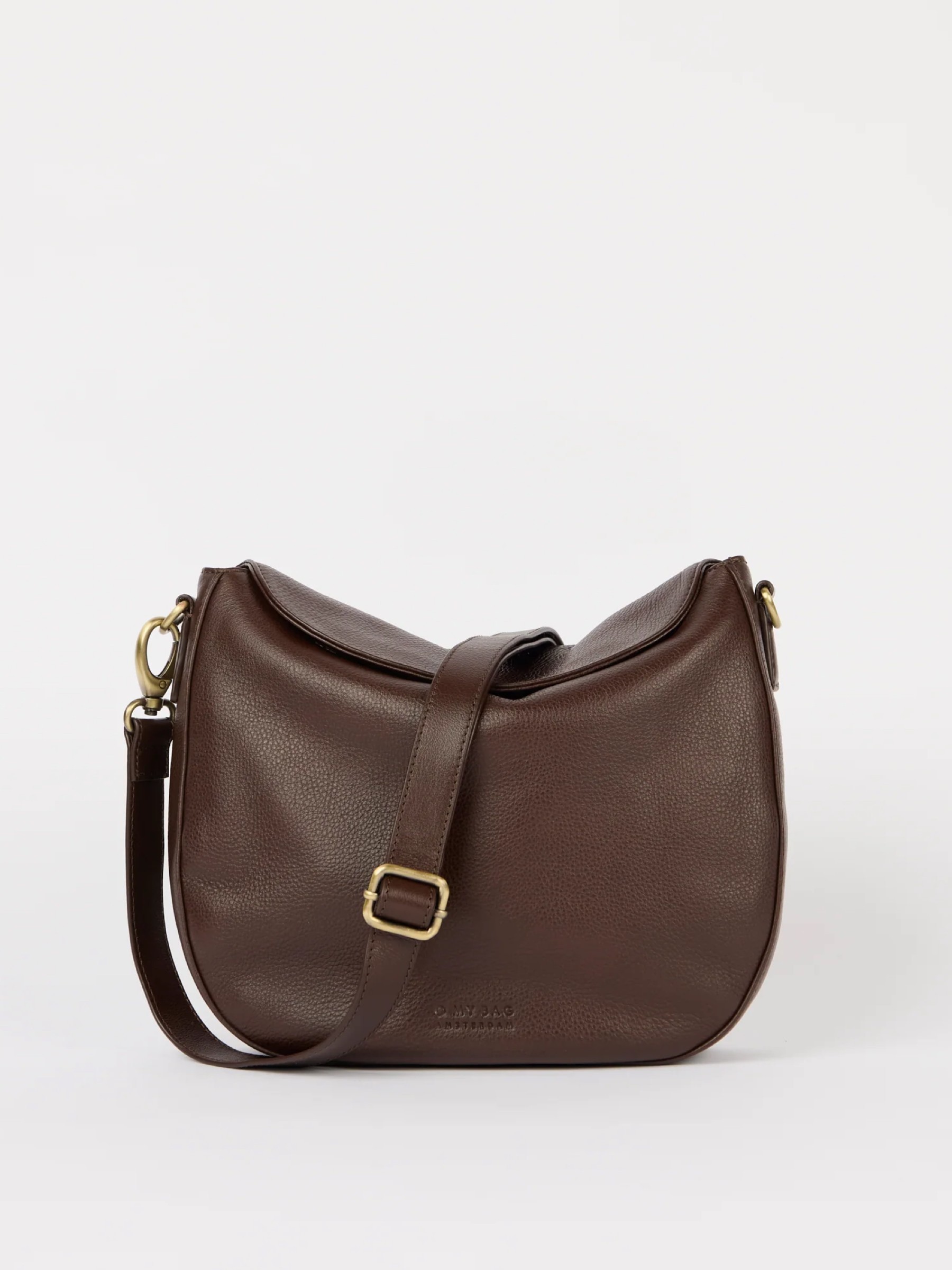 Tasche Lana chocolate soft grain leather O My Bag