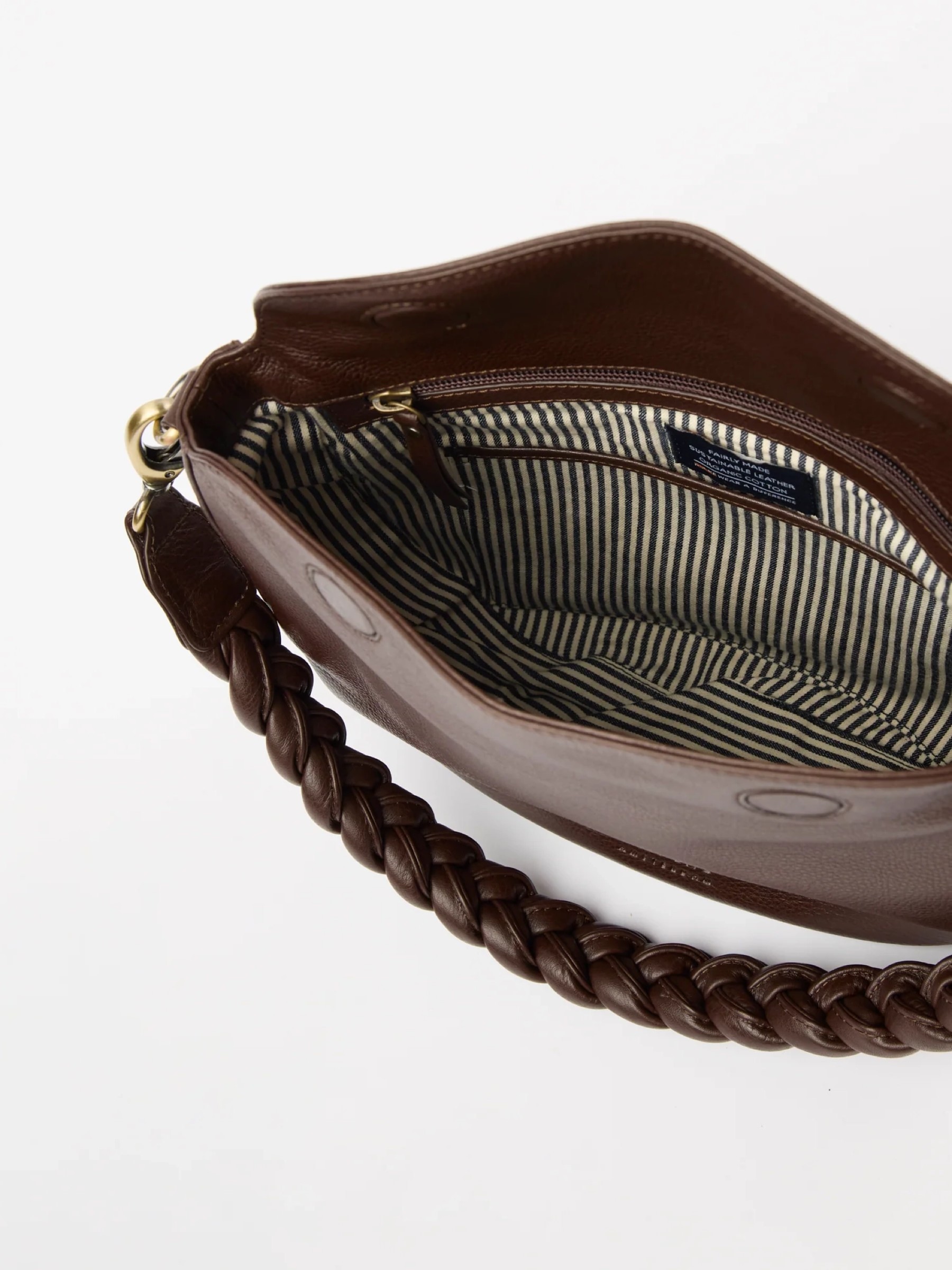 Tasche Lana chocolate soft grain leather O My Bag