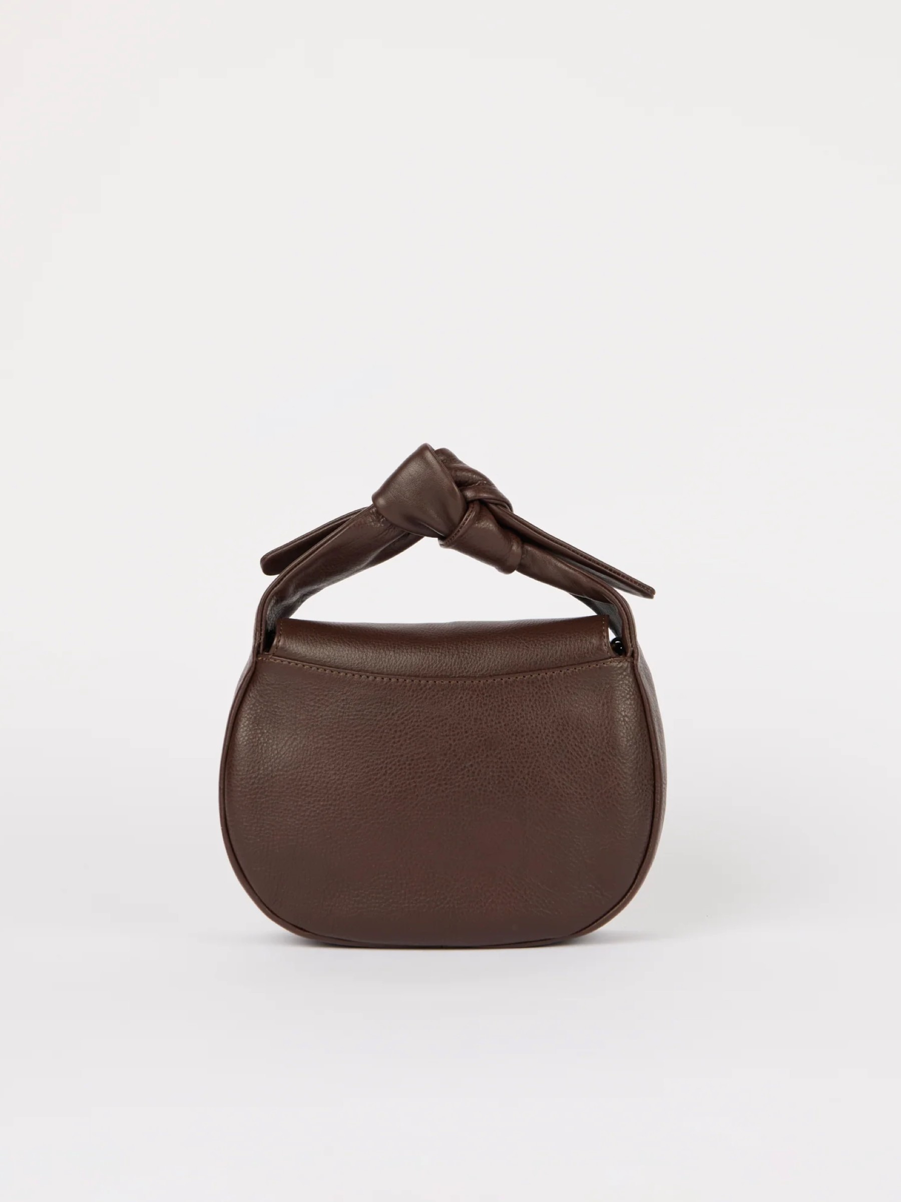 Tasche Coco Croissant chocolate soft grain leather O My Bag