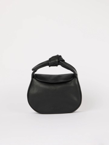 Tasche Coco Croissant black soft grain leather O My Bag