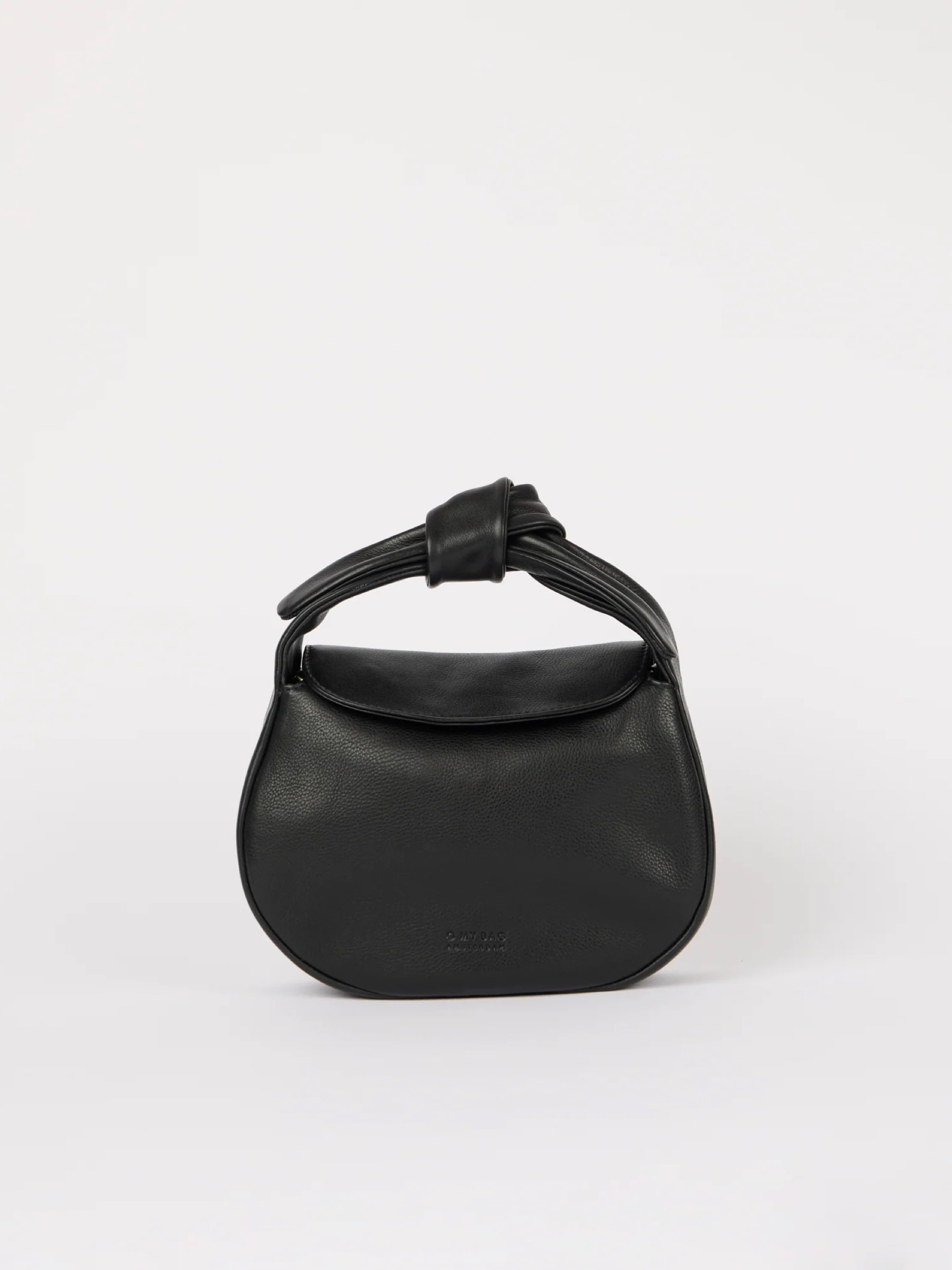 Tasche Coco Croissant black soft grain leather O My Bag