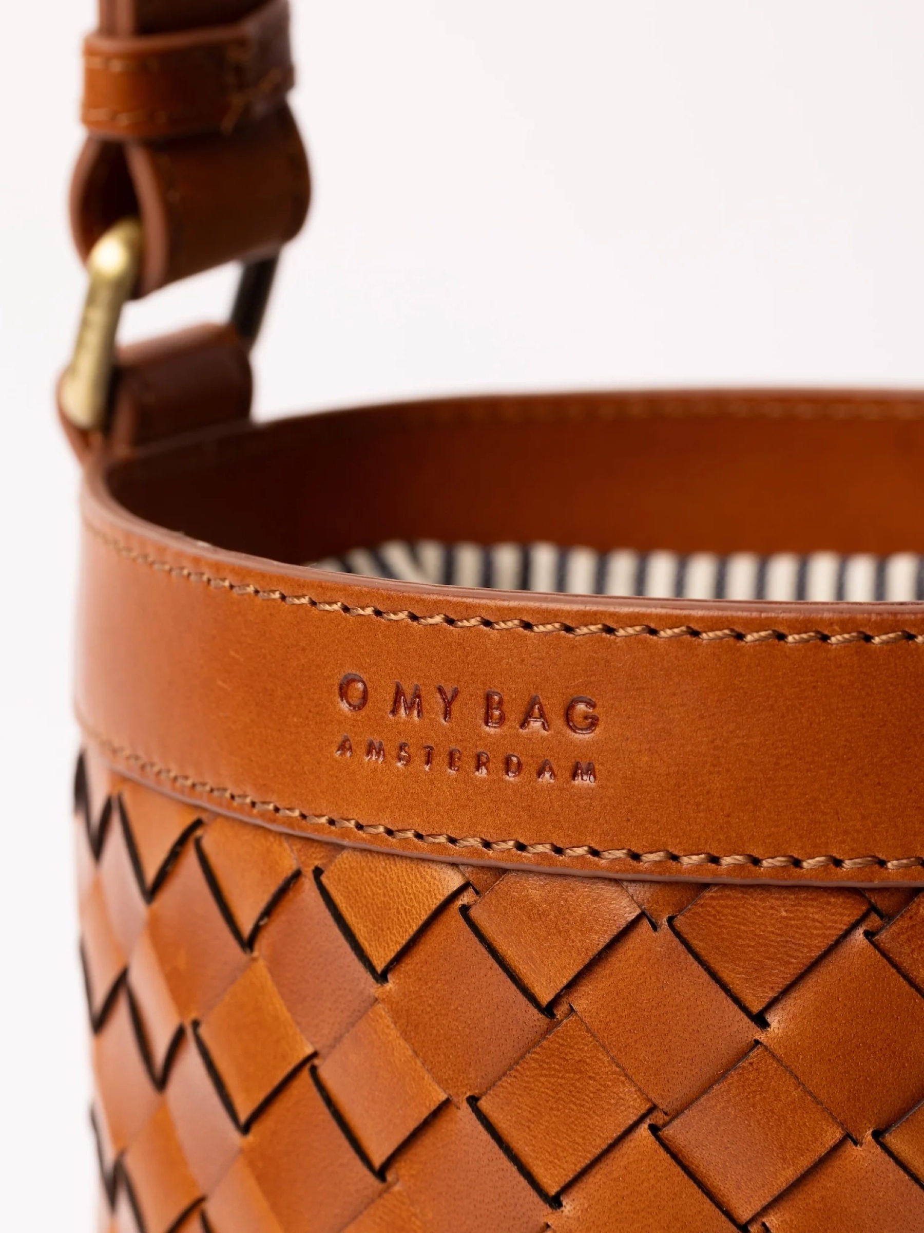 Tasche Zola cognac woven classic leather O My Bag