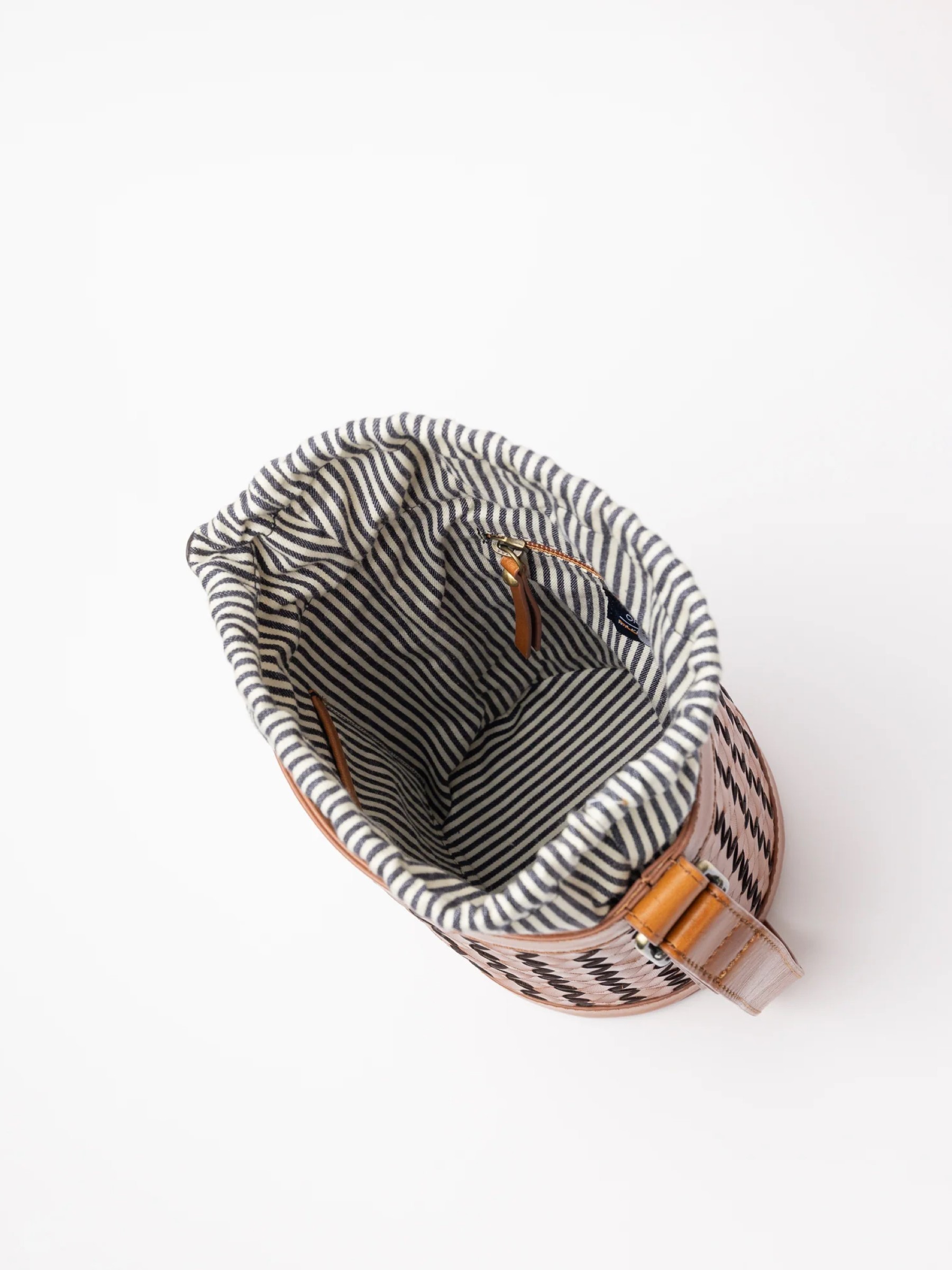 Tasche Zola cognac woven classic leather O My Bag