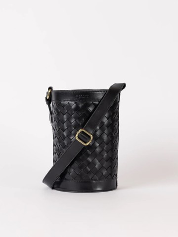 Tasche Zola black woven classic leather O My Bag