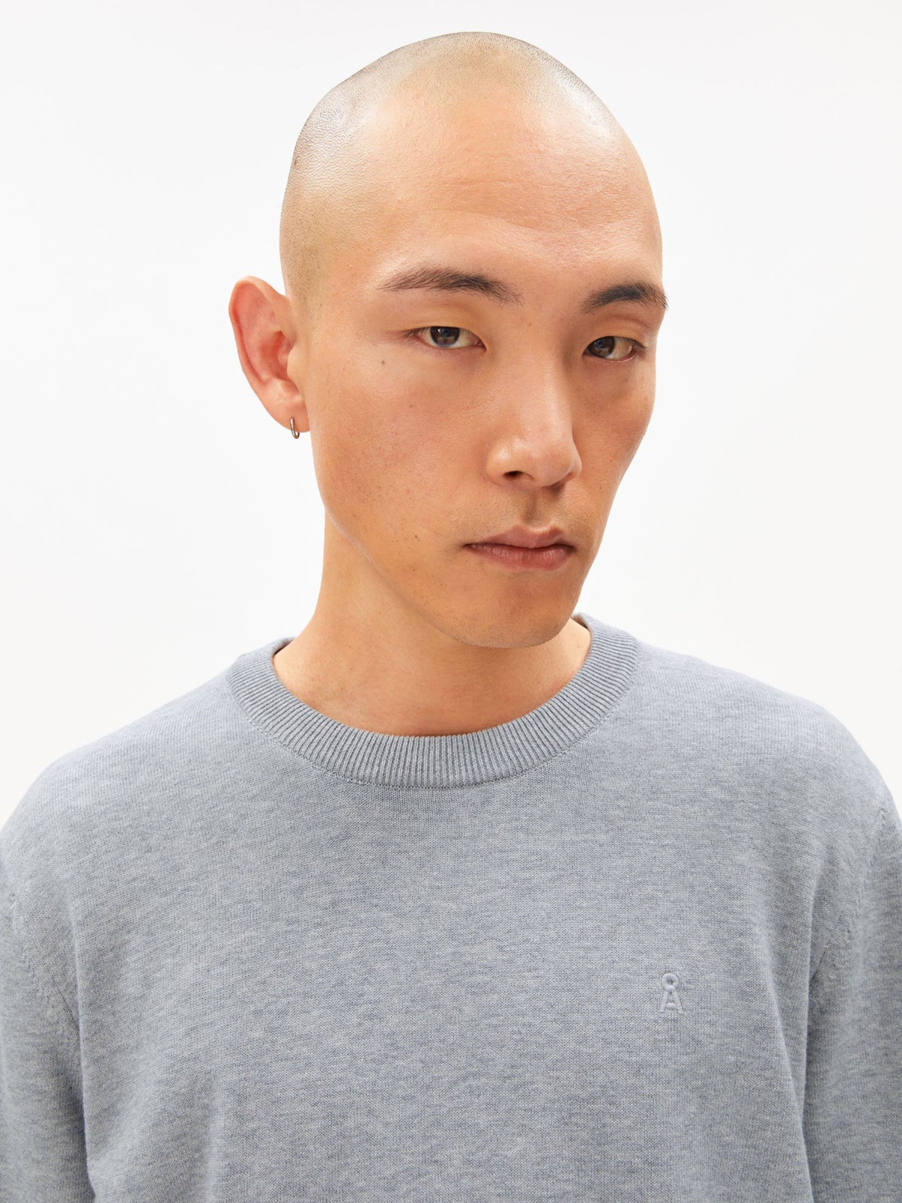 Pullover Loukaa Knit Sweater silver melange Armedangels