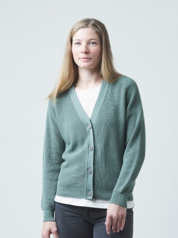 Strickjacke Hilda Cardigan dry green ZRCL