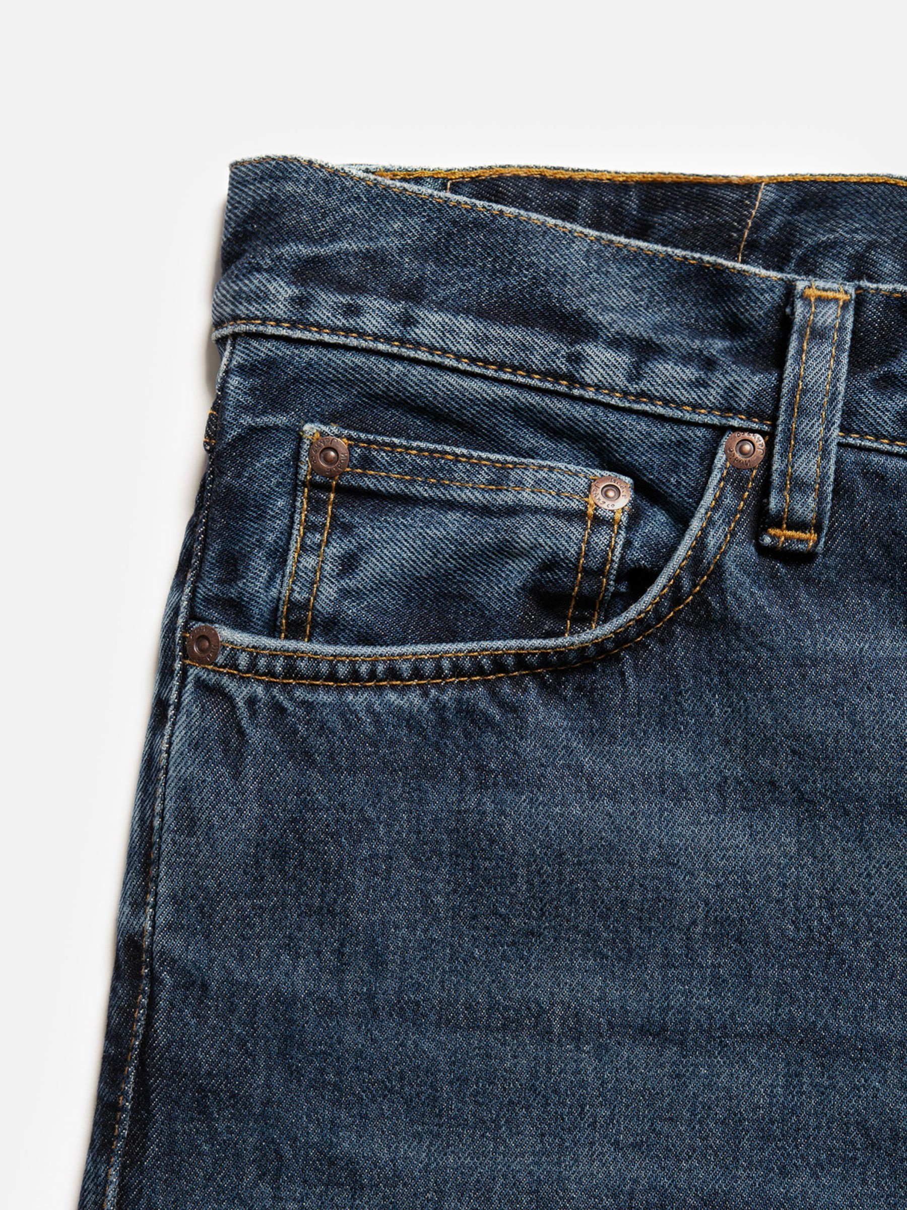 Jeanshose Steady Eddie II blue soil Nudie Jeans