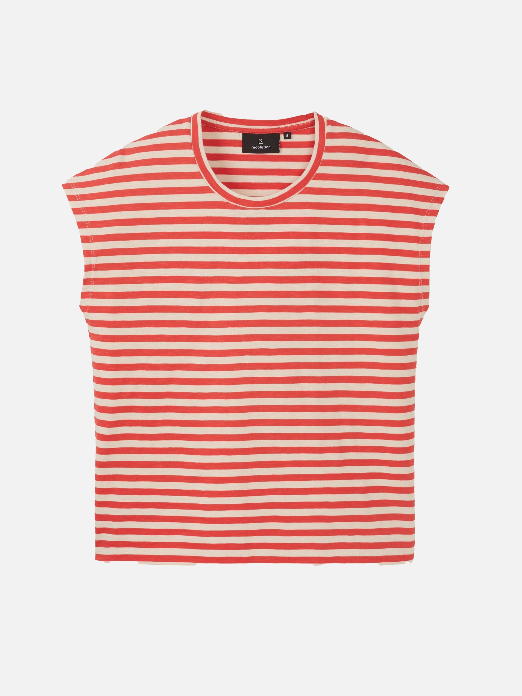 T-Shirt Zinnia Stripes mars red Recolution