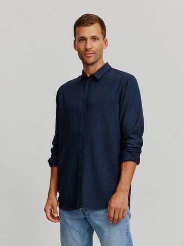 Hemd Nutmeg navy Recolution