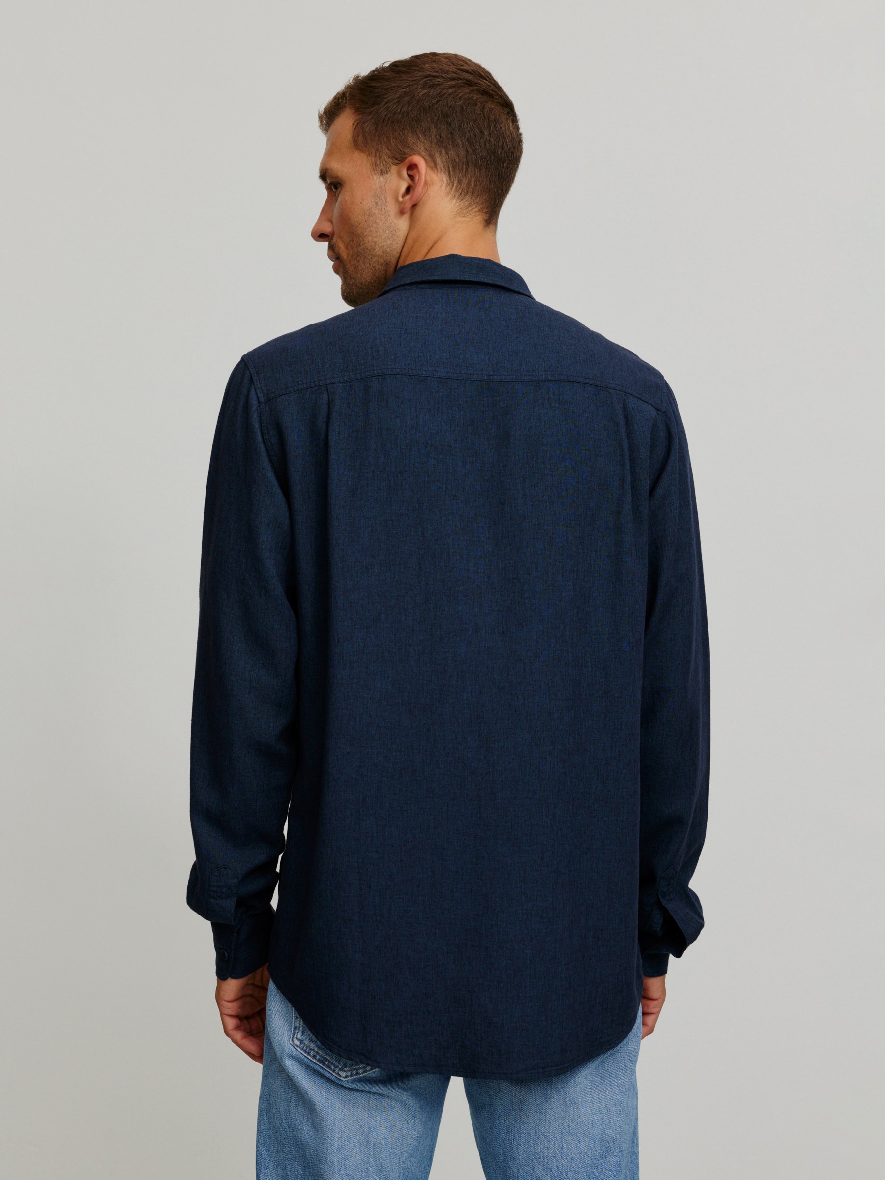 Hemd Nutmeg navy Recolution
