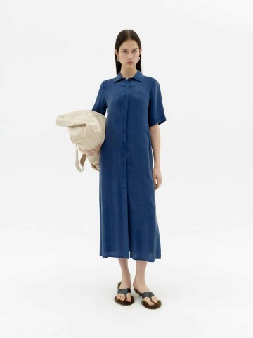 Kleid Gianna Dress cobalt Thinking Mu