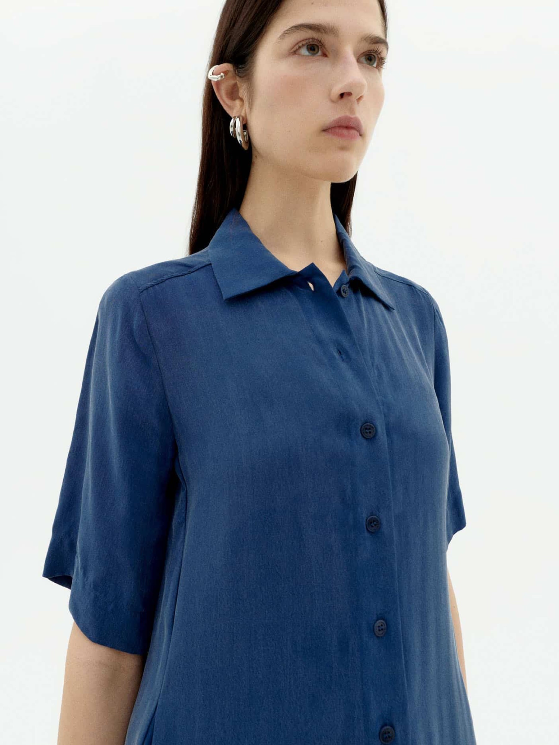 Kleid Gianna Dress cobalt Thinking Mu