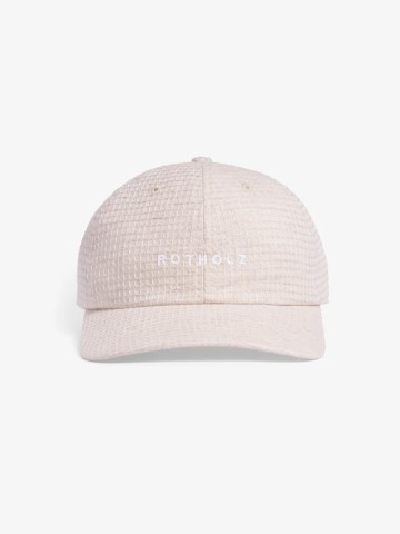 Mütze Classic Cap waffle sand Rotholz
