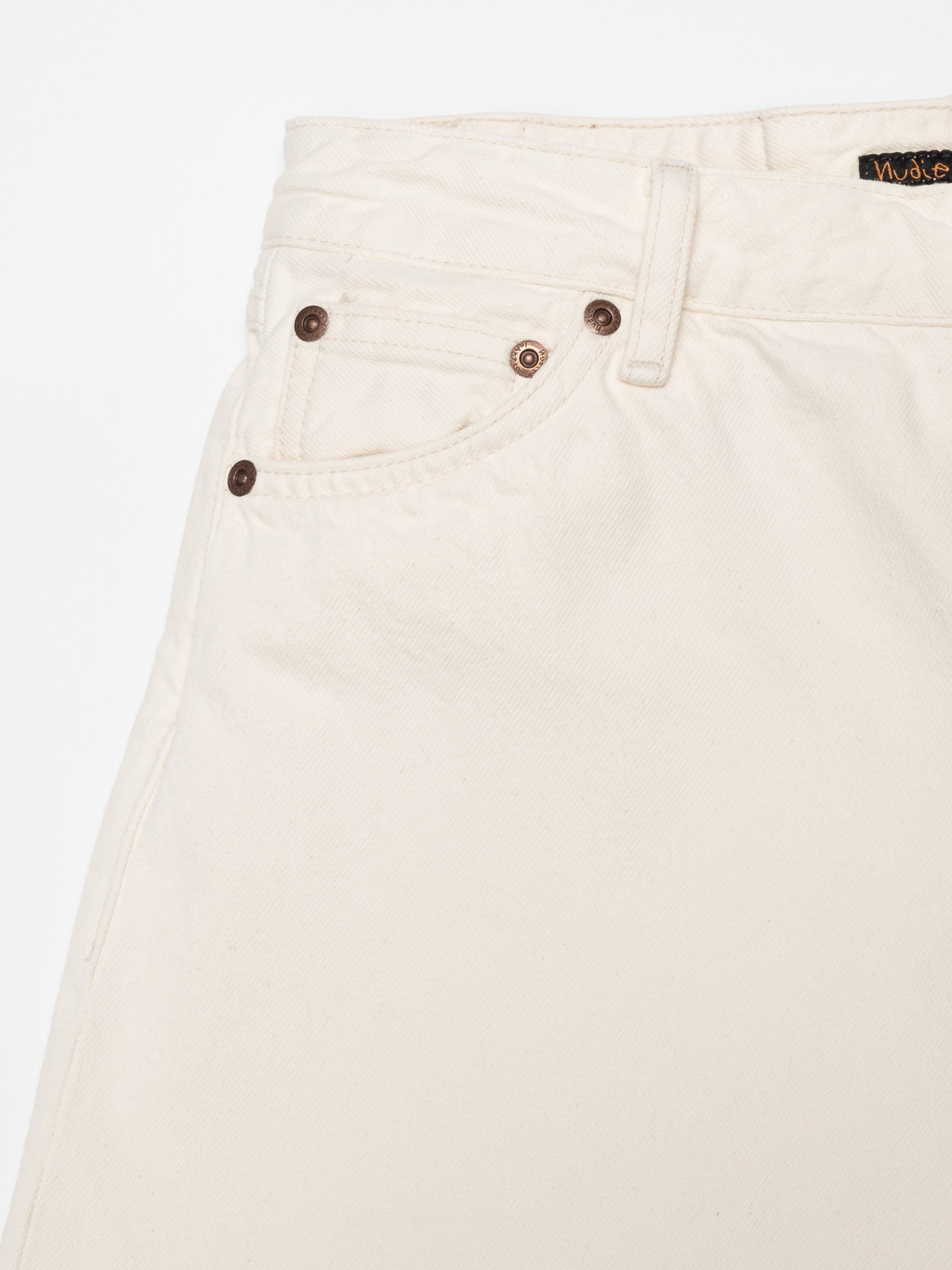 Kurze Hose Meja Denim Shorts ivory Nudie Jeans