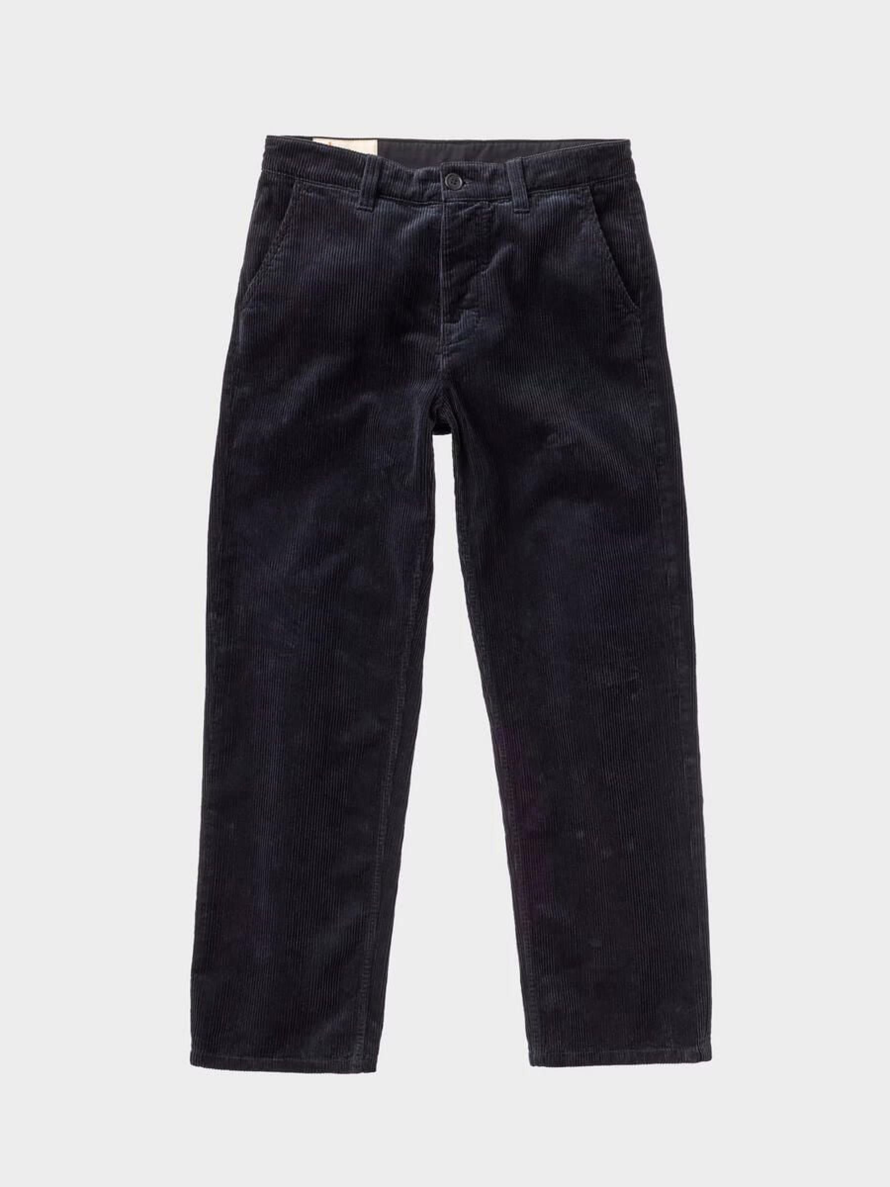 Hose Lazy Leo Cord navy Nudie Jeans