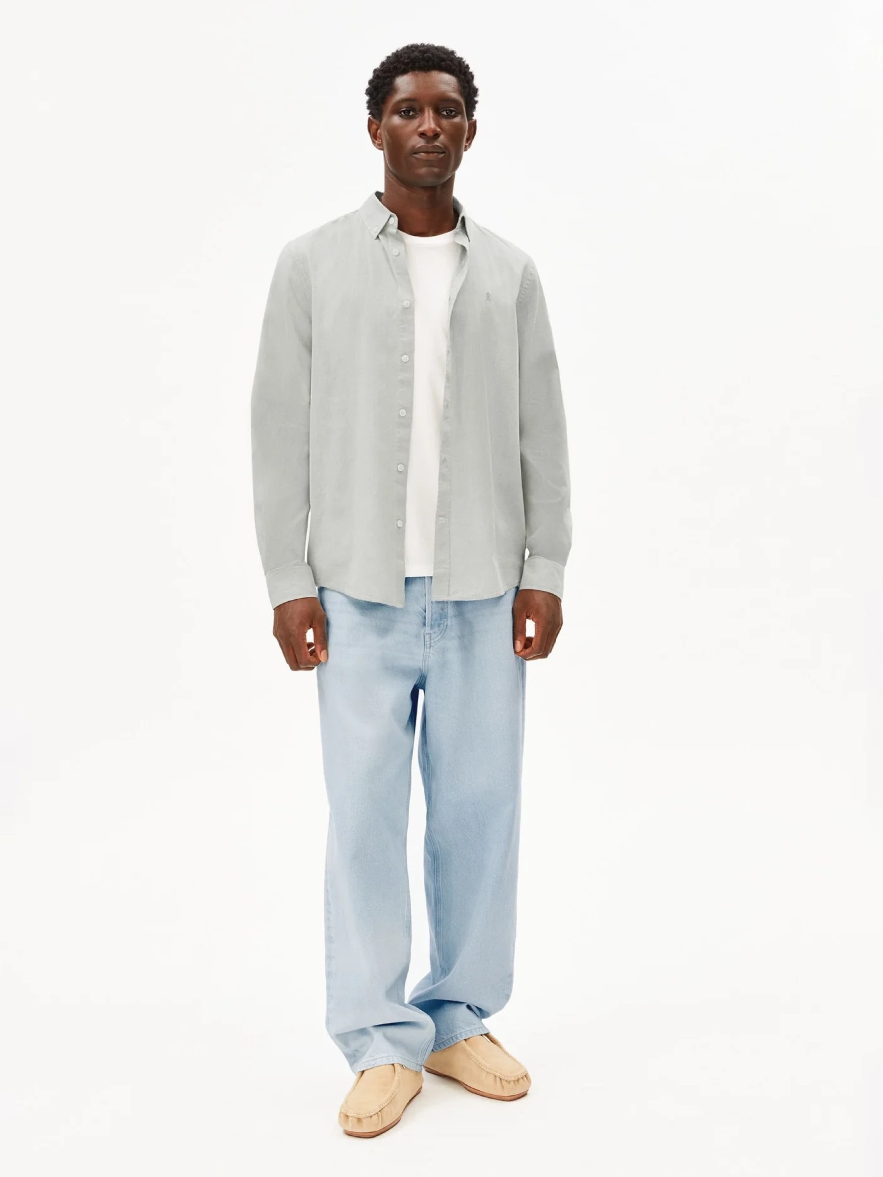 Hemd Quaasa fatigue green Armedangels