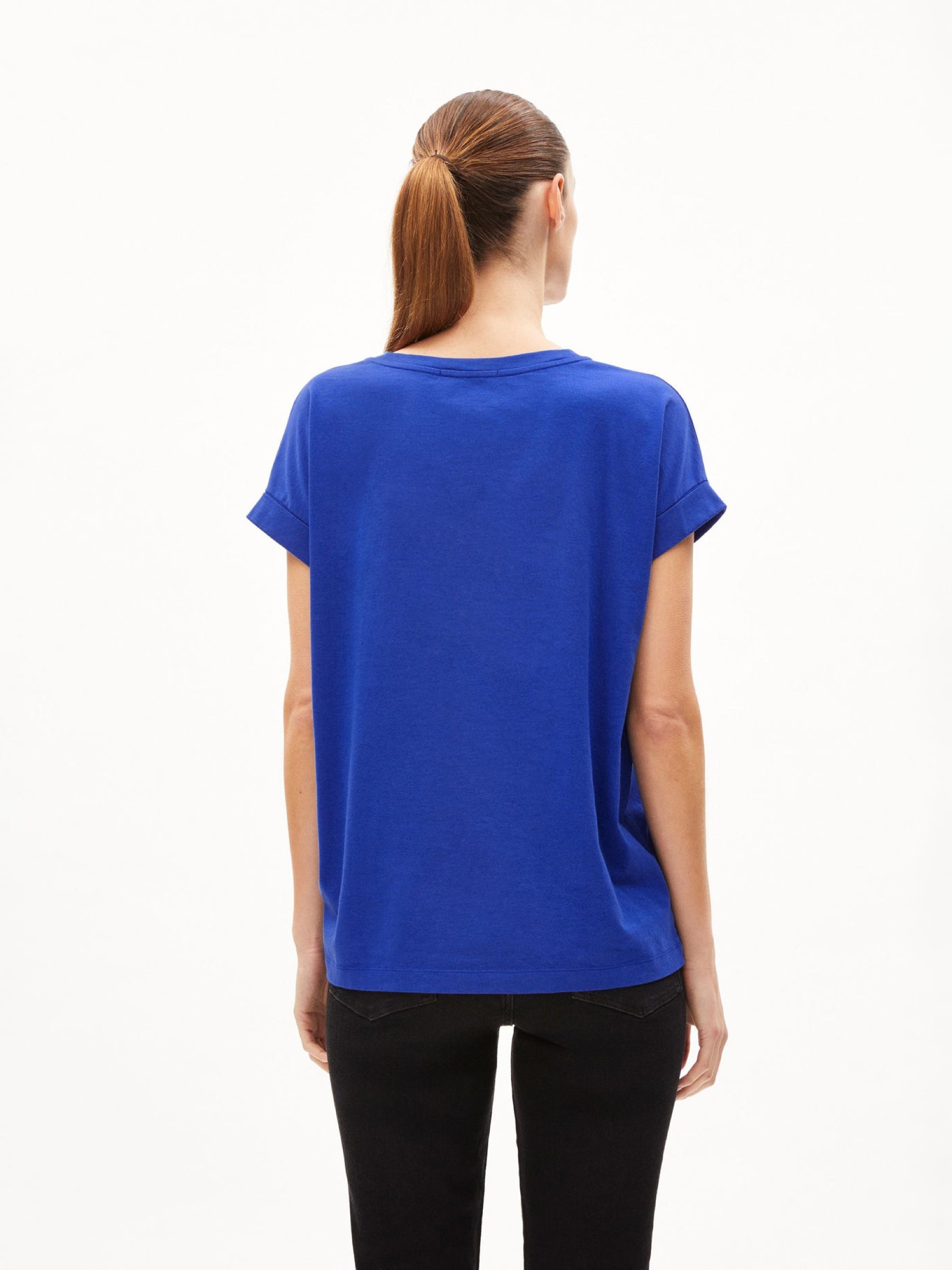 T-Shirt Idaara dynamo blue Armedangels