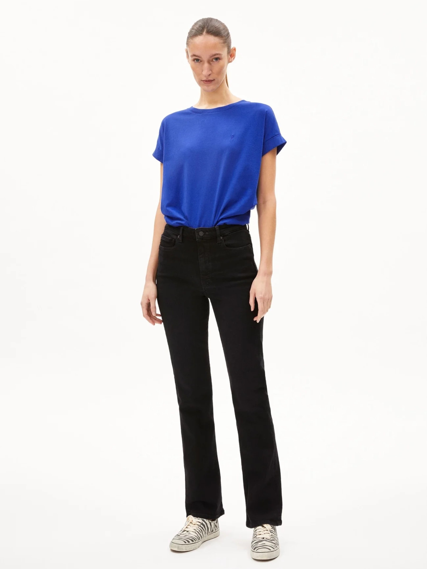 T-Shirt Idaara dynamo blue Armedangels