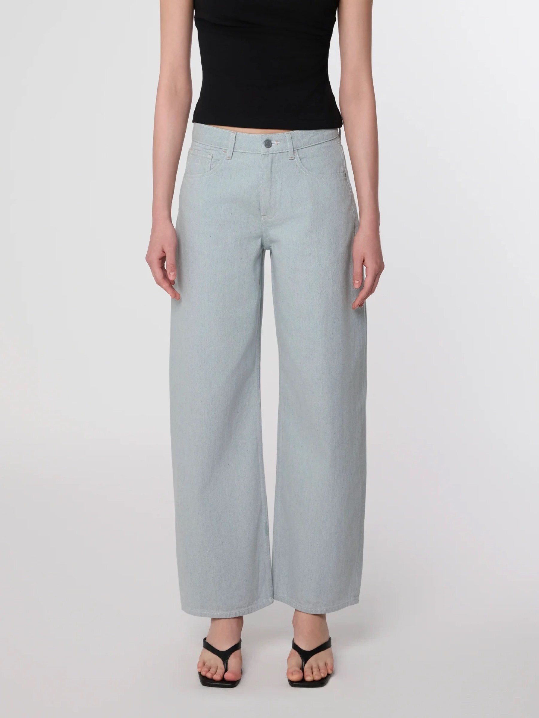 Jeans Hose Ash Barrel Leg recycled blue Dawn Denim