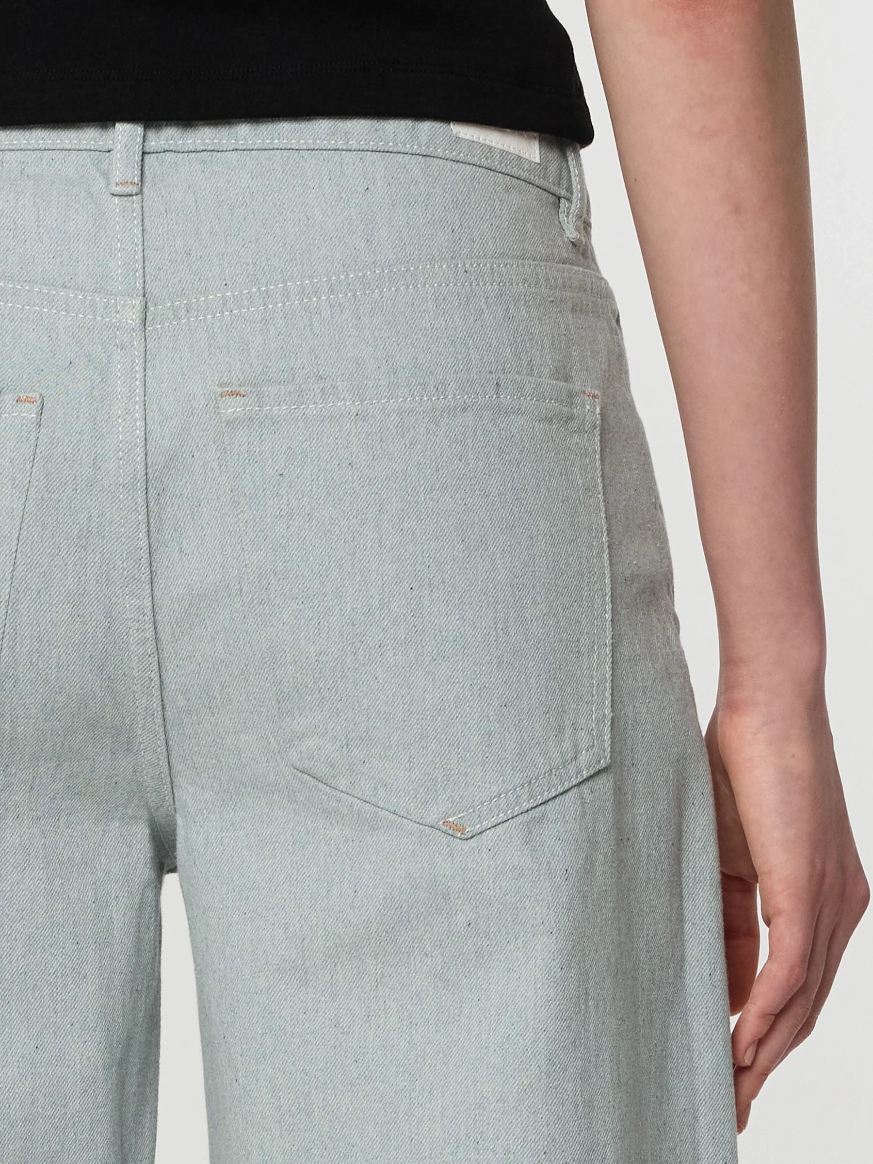 Jeans Hose Ash Barrel Leg recycled blue Dawn Denim