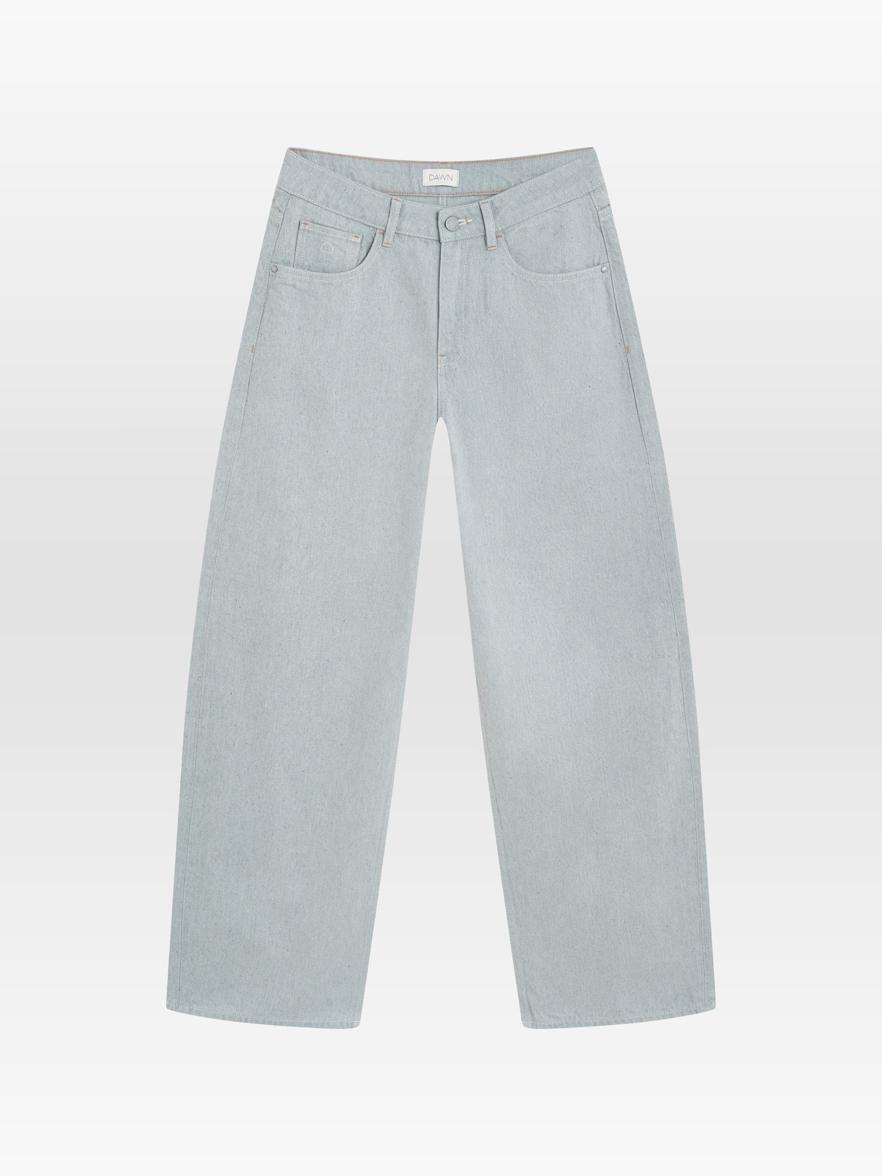Jeans Hose Ash Barrel Leg recycled blue Dawn Denim
