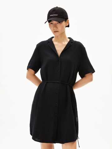 Kleid Mabelaa Musselin black Armedangels