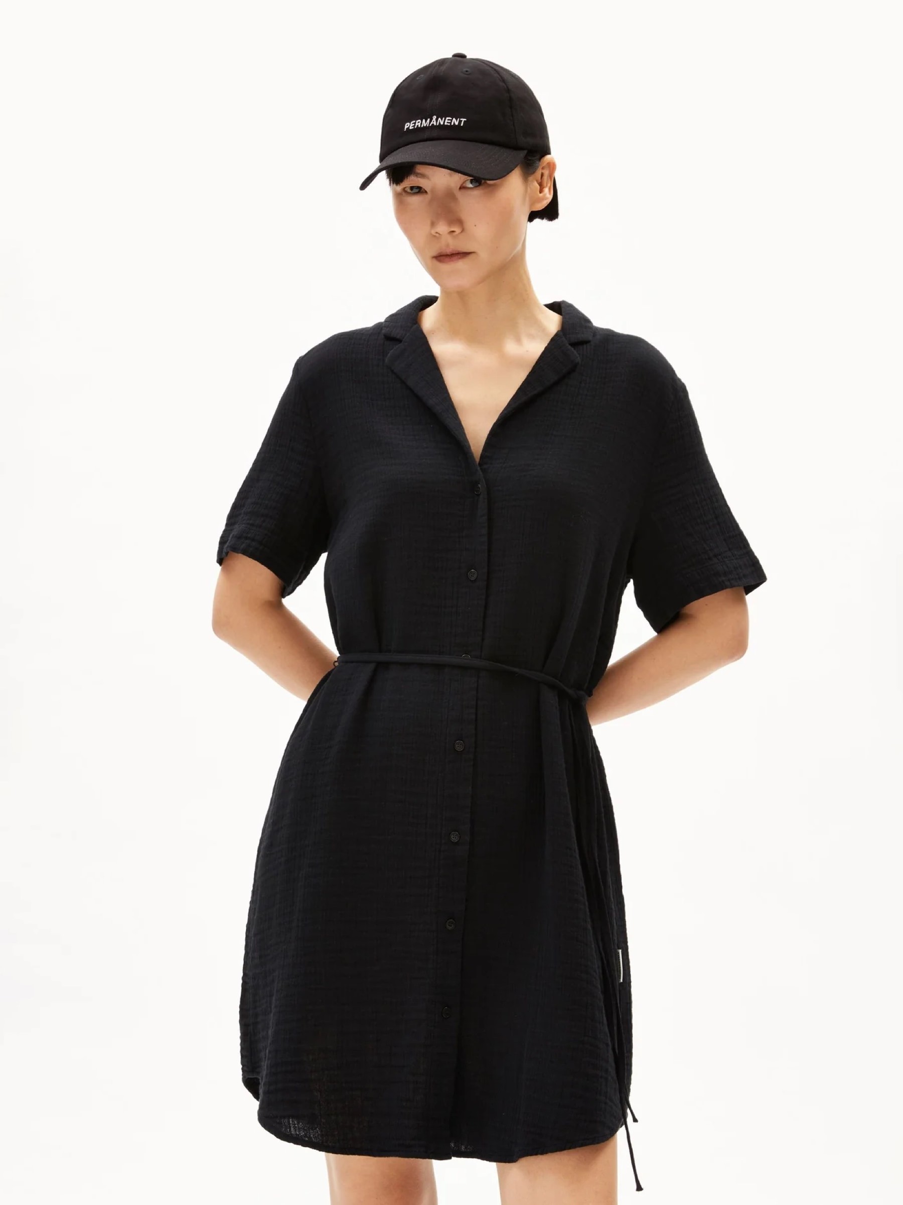 Kleid Mabelaa Musselin black Armedangels