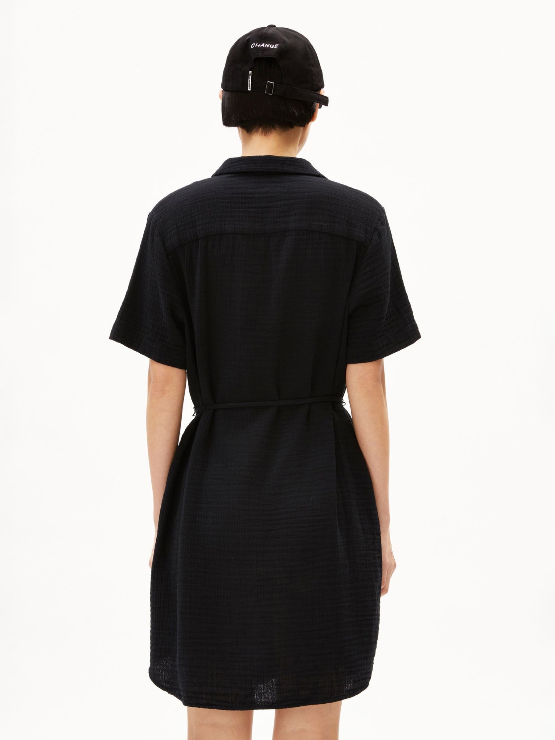 Kleid Mabelaa Musselin black Armedangels