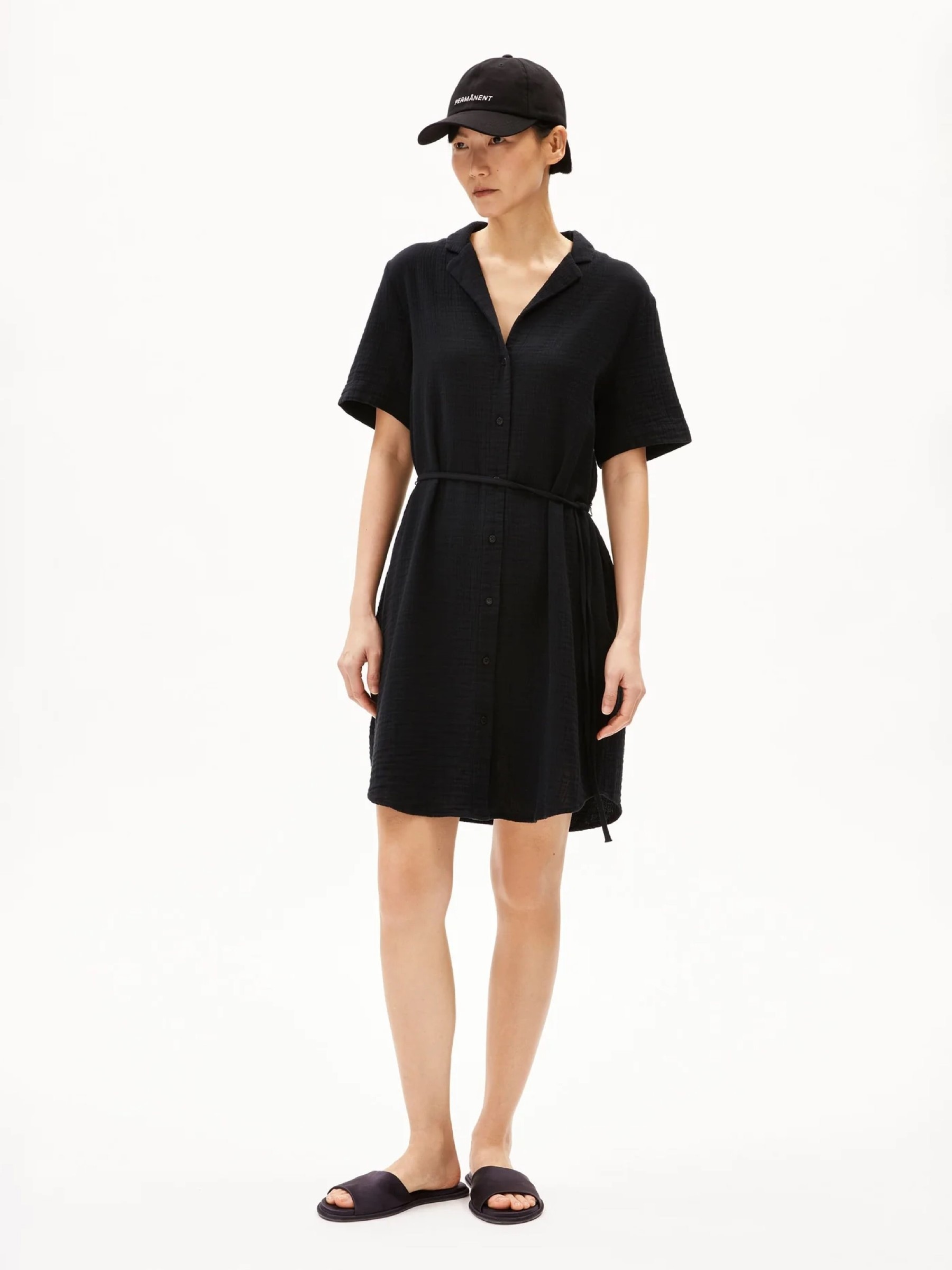 Kleid Mabelaa Musselin black Armedangels