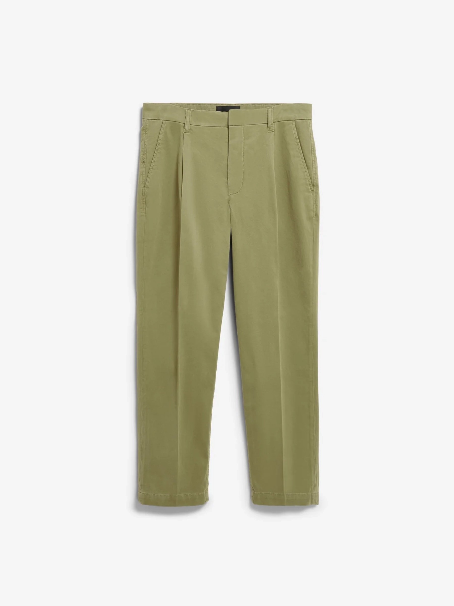 Hose Taamir Pleated Chino Pant fatigue green Armedangels