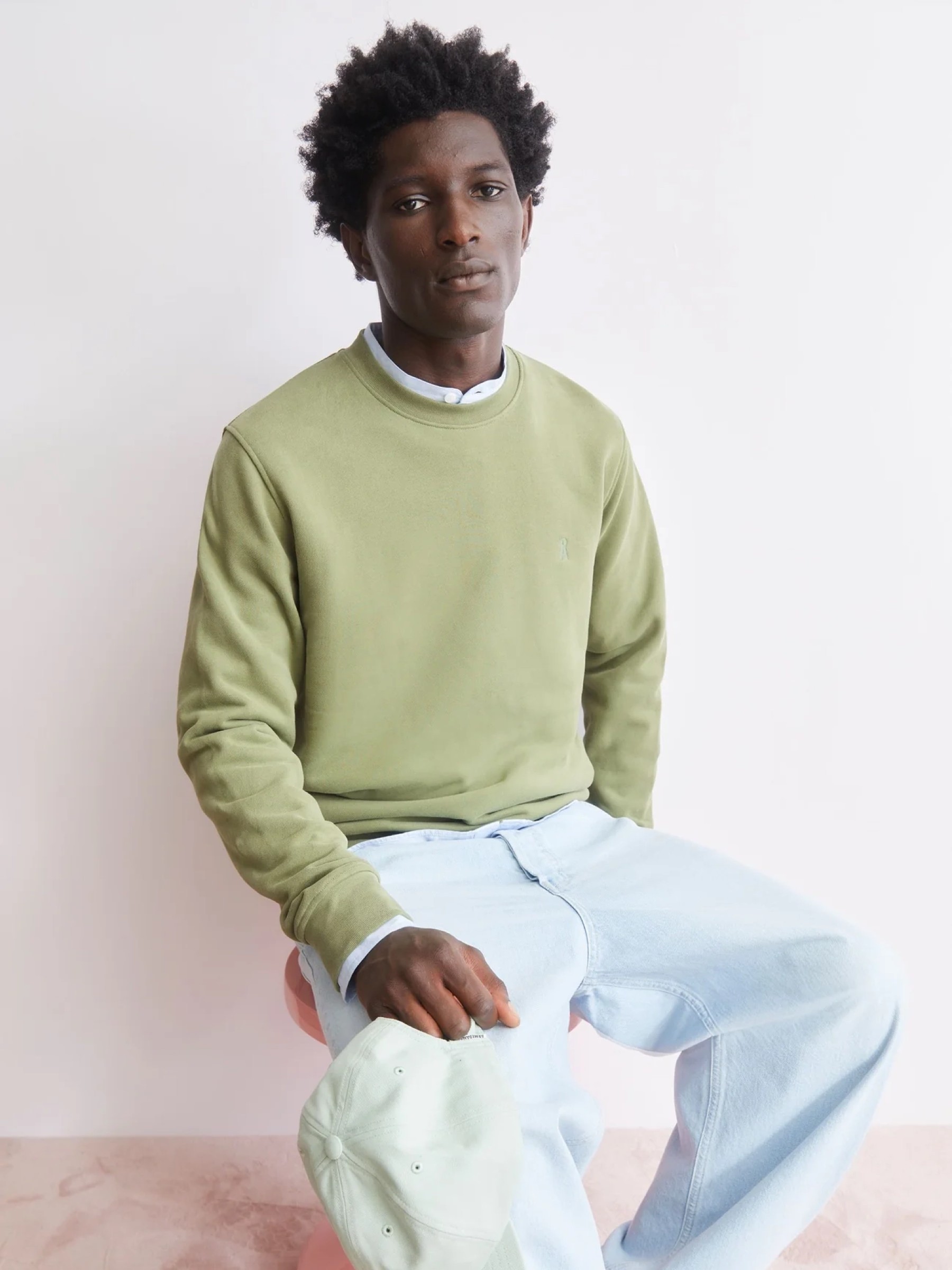 Pullover Baaro Loop Sweatshirt fatigue green Armedangels