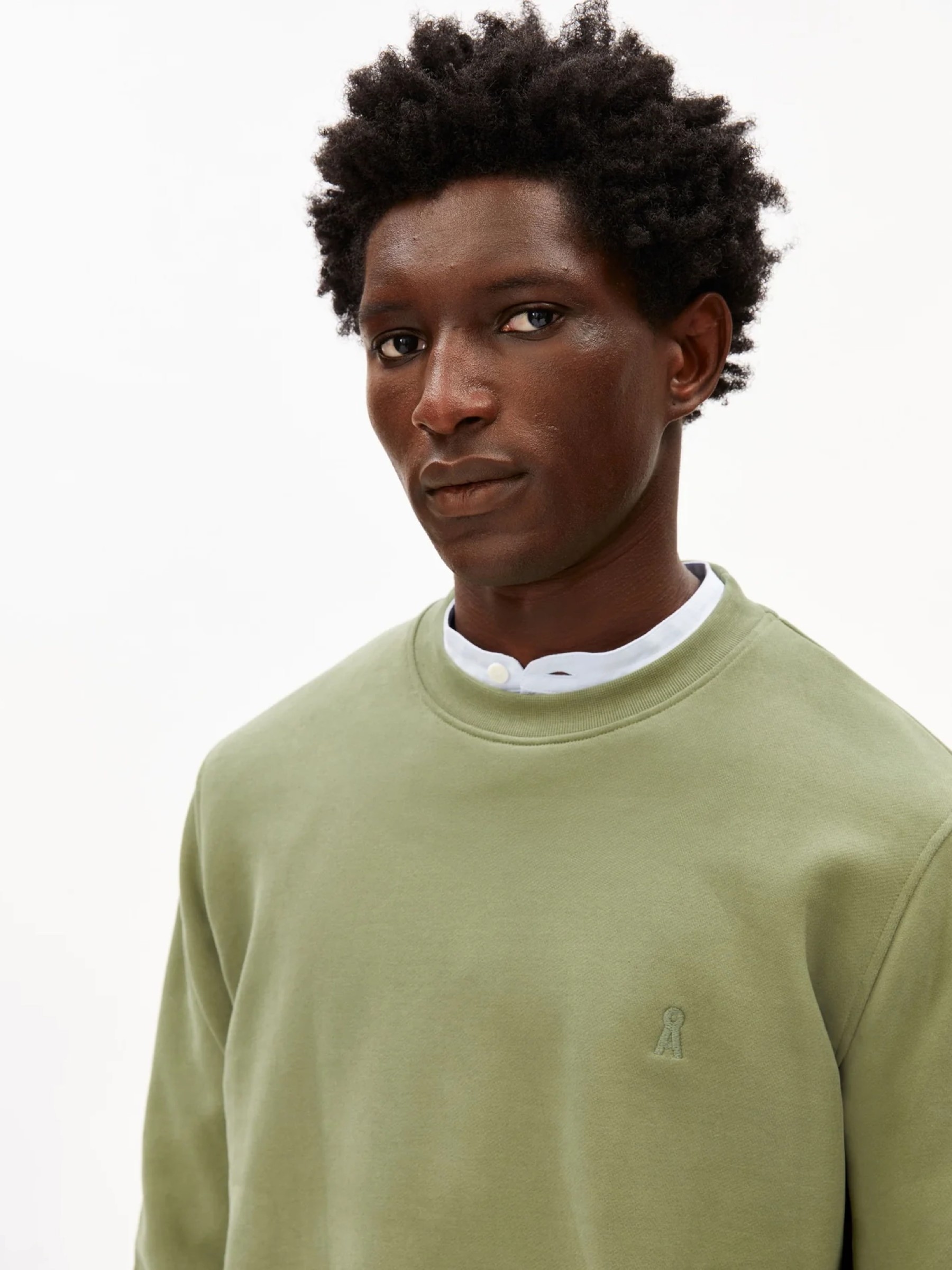 Pullover Baaro Loop Sweatshirt fatigue green Armedangels