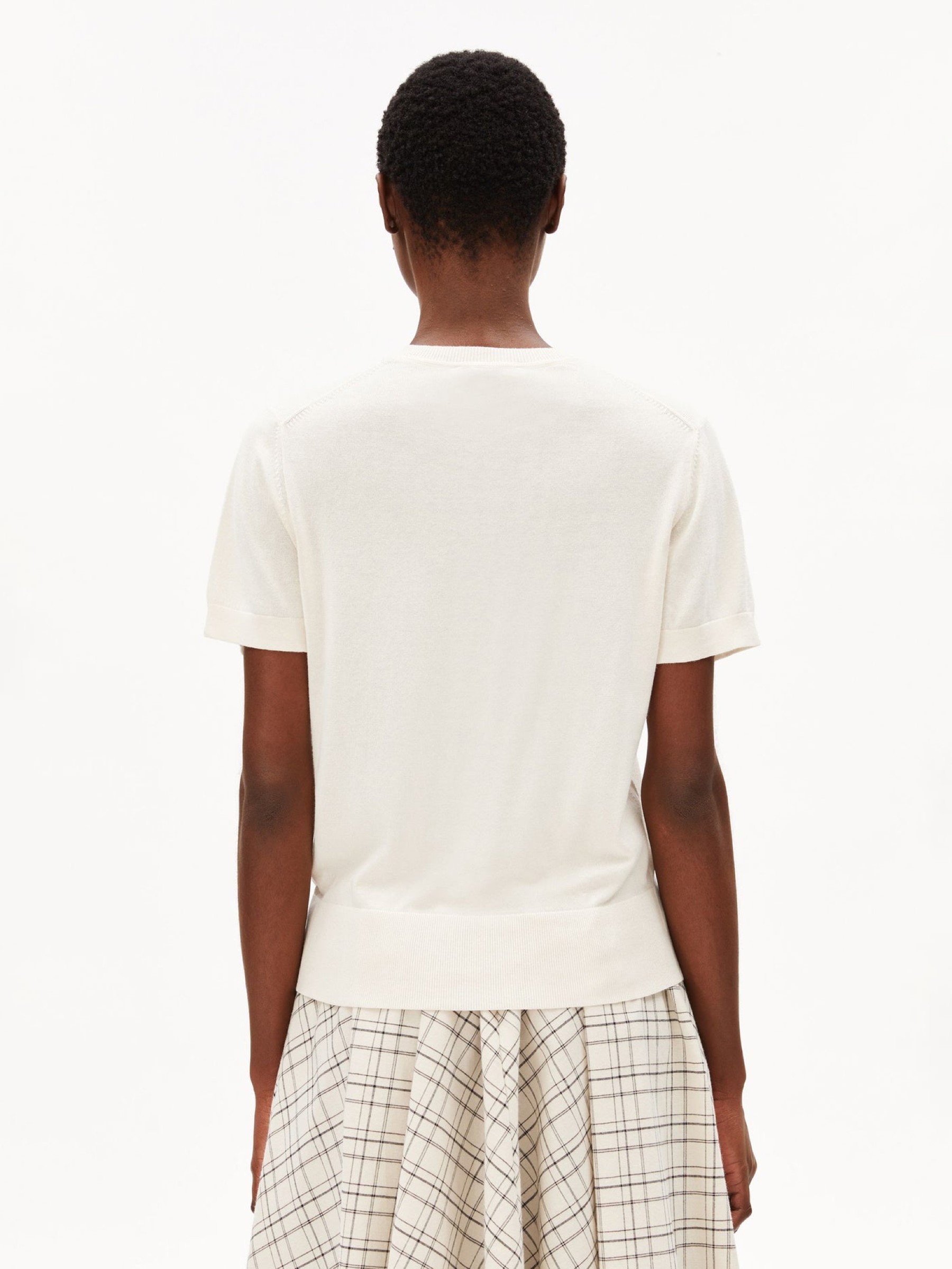 T-Shirt Fine S SL Knit Sweater oatmilk Armedangels