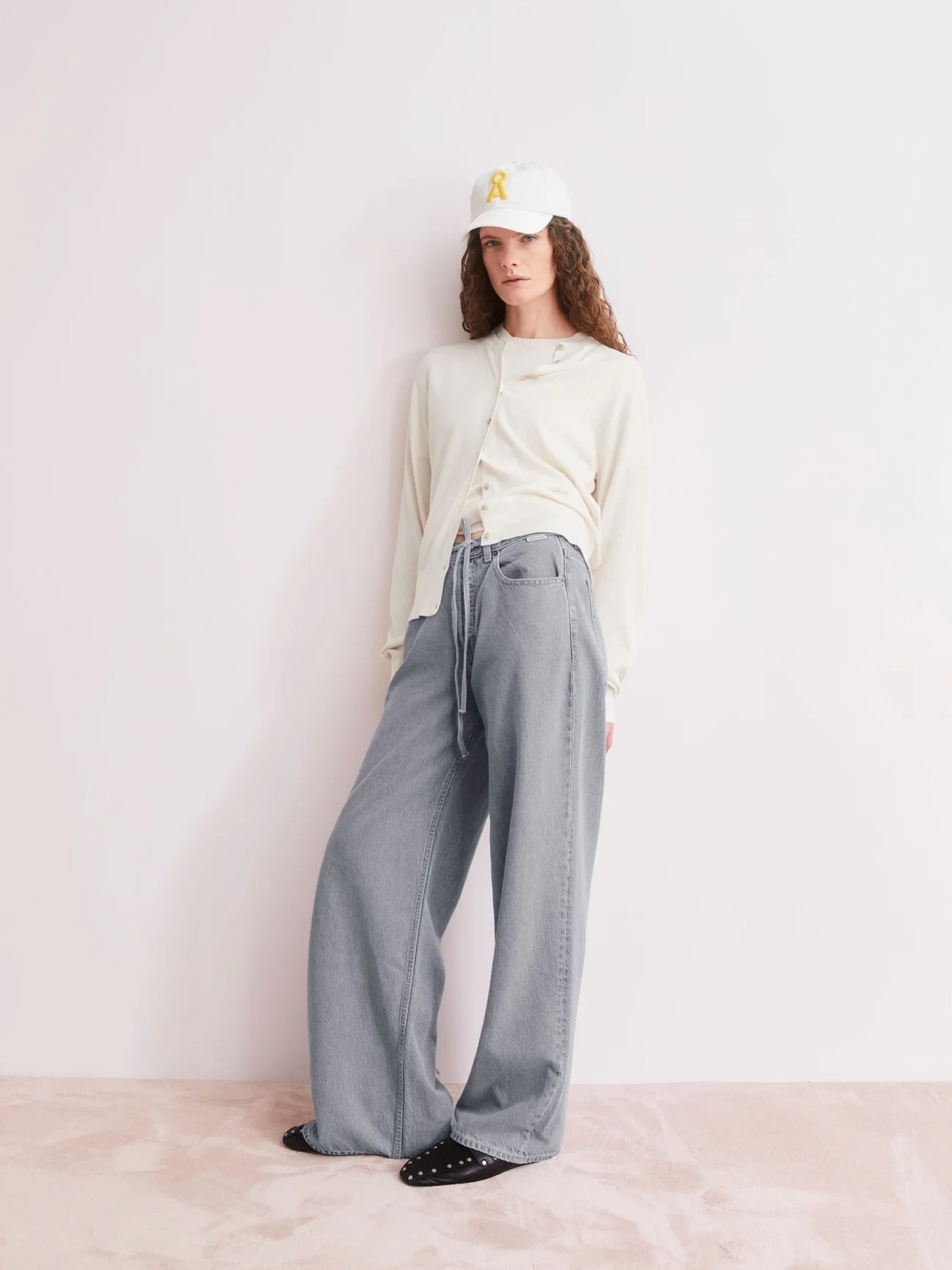 Strickjacke Fine Knit Cardigan oatmilk Armedangels