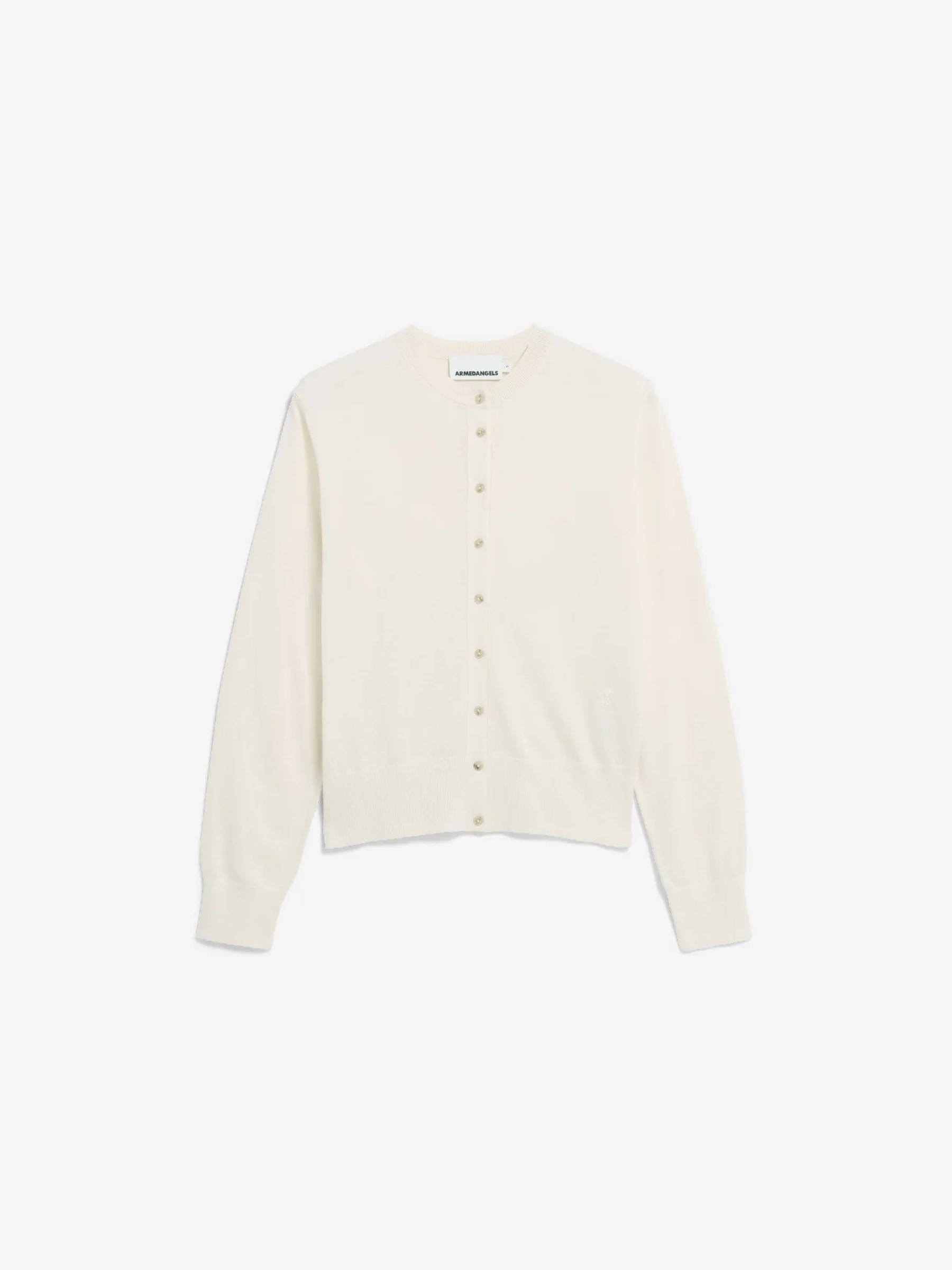 Strickjacke Fine Knit Cardigan oatmilk Armedangels
