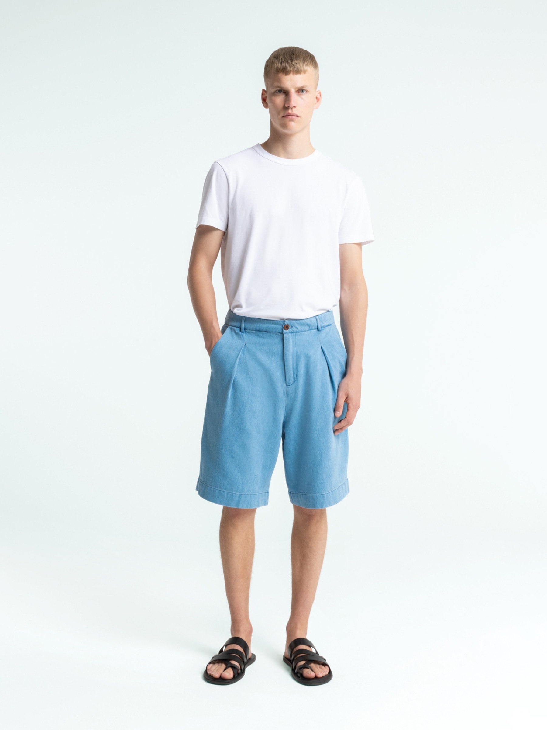 Kurze Hose Kral Short quennell light Kings of Indigo – K.O.I.