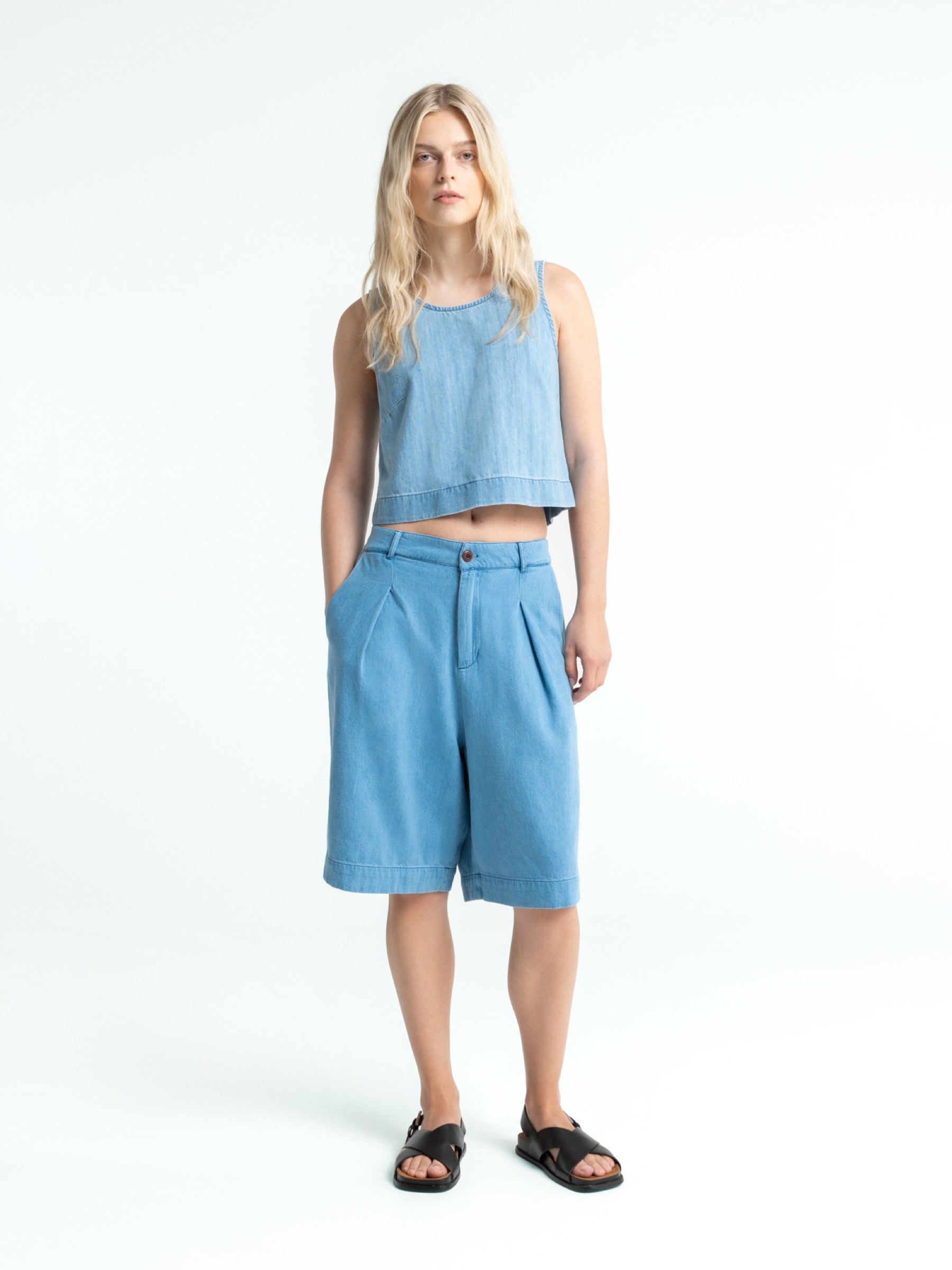 Kurze Hose Kral Short quennell light Kings of Indigo – K.O.I.