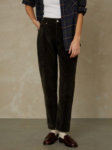 Hose Caroline Pants deep forest cord Kings of Indigo – K.O.I.