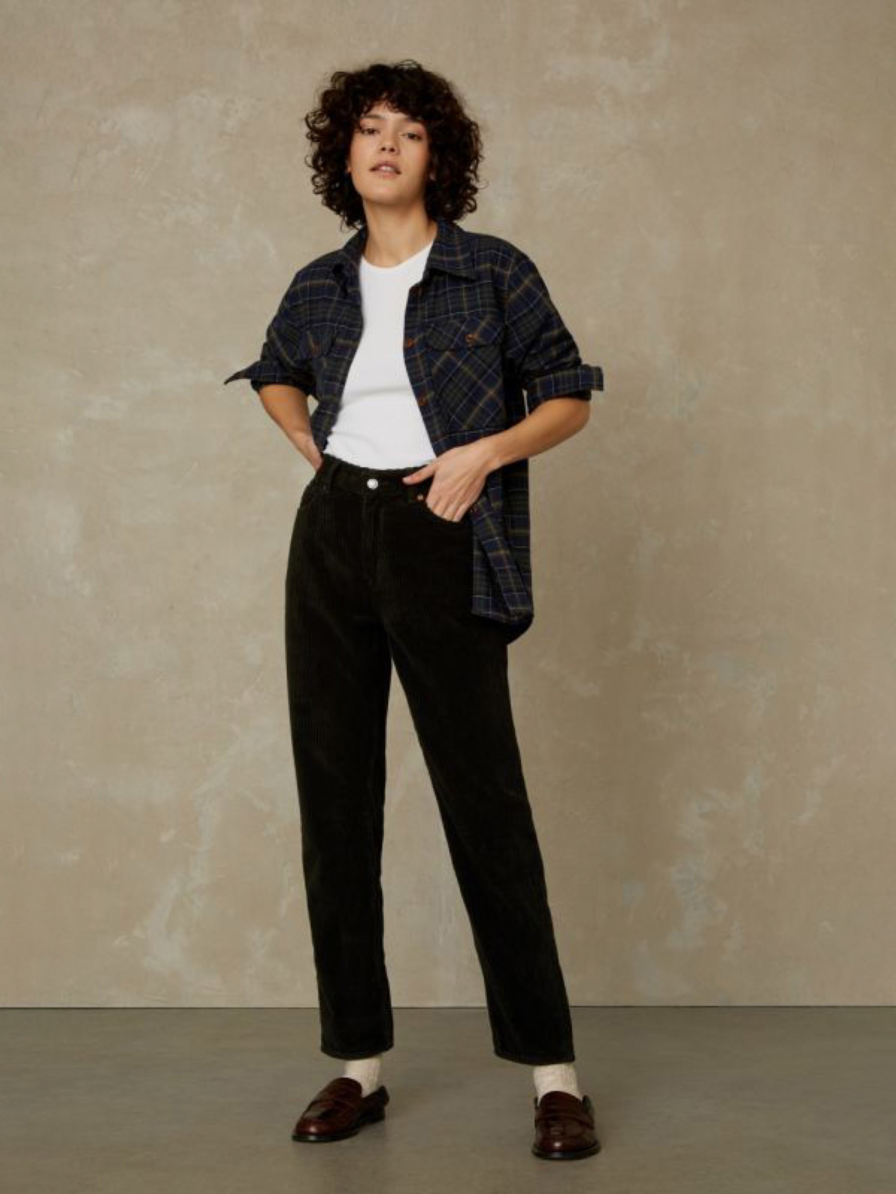 Hose Caroline Pants deep forest cord Kings of Indigo – K.O.I.