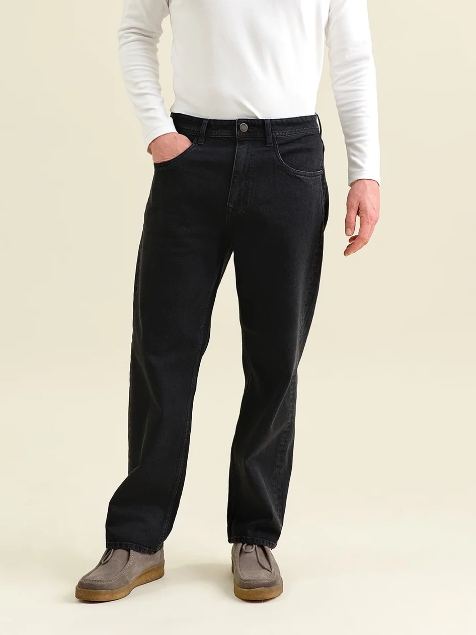 Jeanshose Vega Minimal Stretch Relaxed black black Dawn Denim