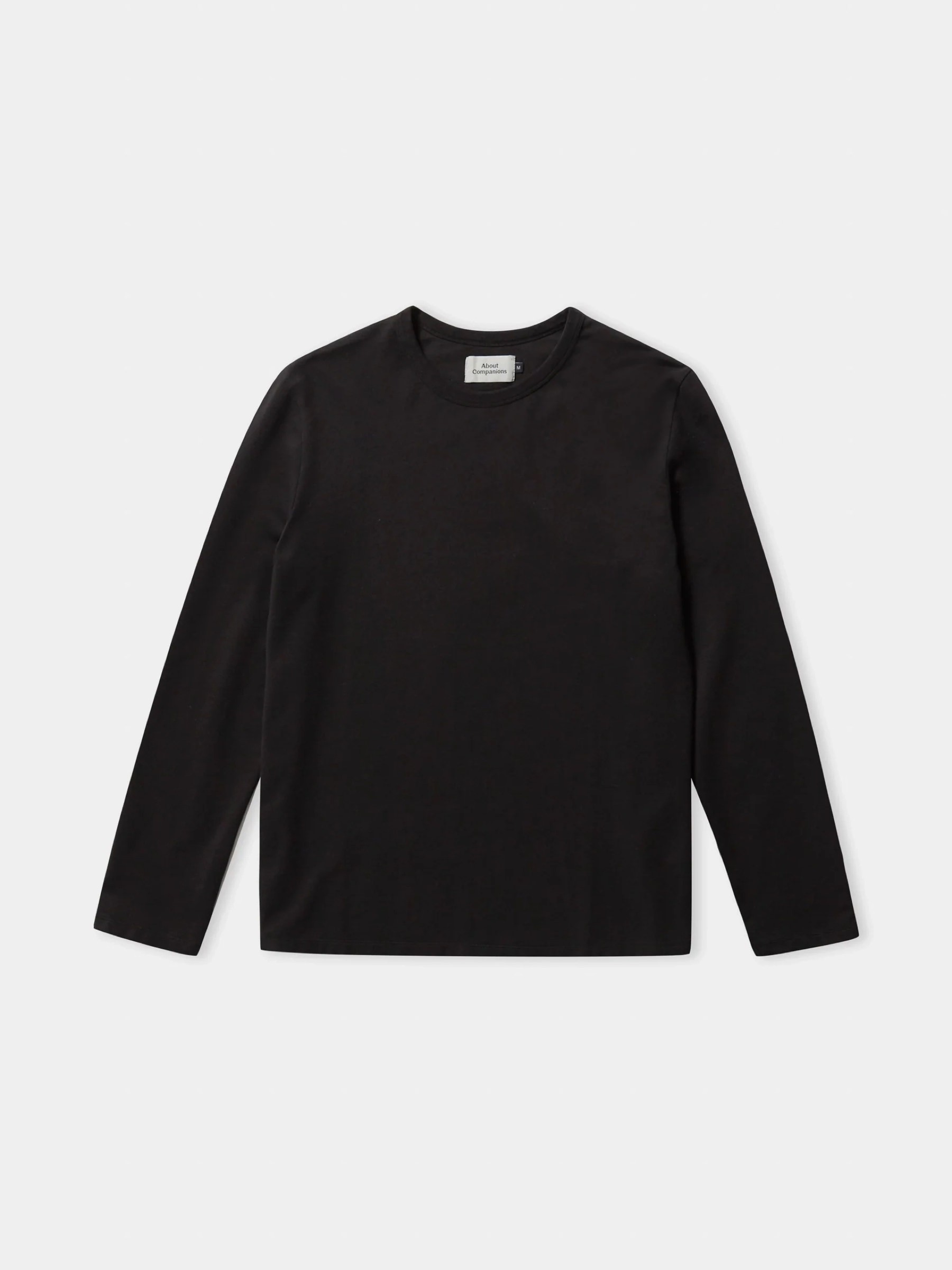 Pullover Lars Longsleeve black eco cotton About Companions
