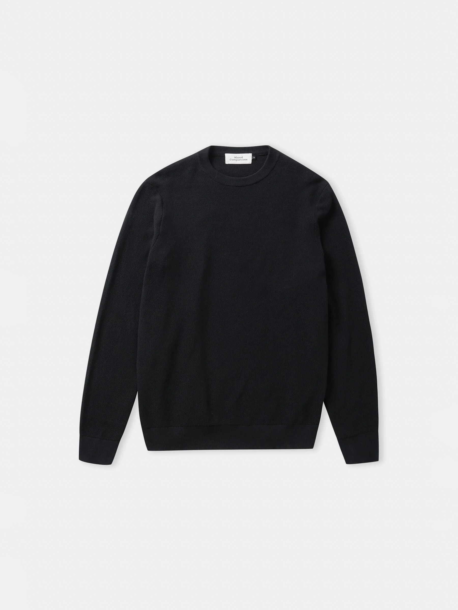 Pullover Morten Jumper eco knotted black About Companions