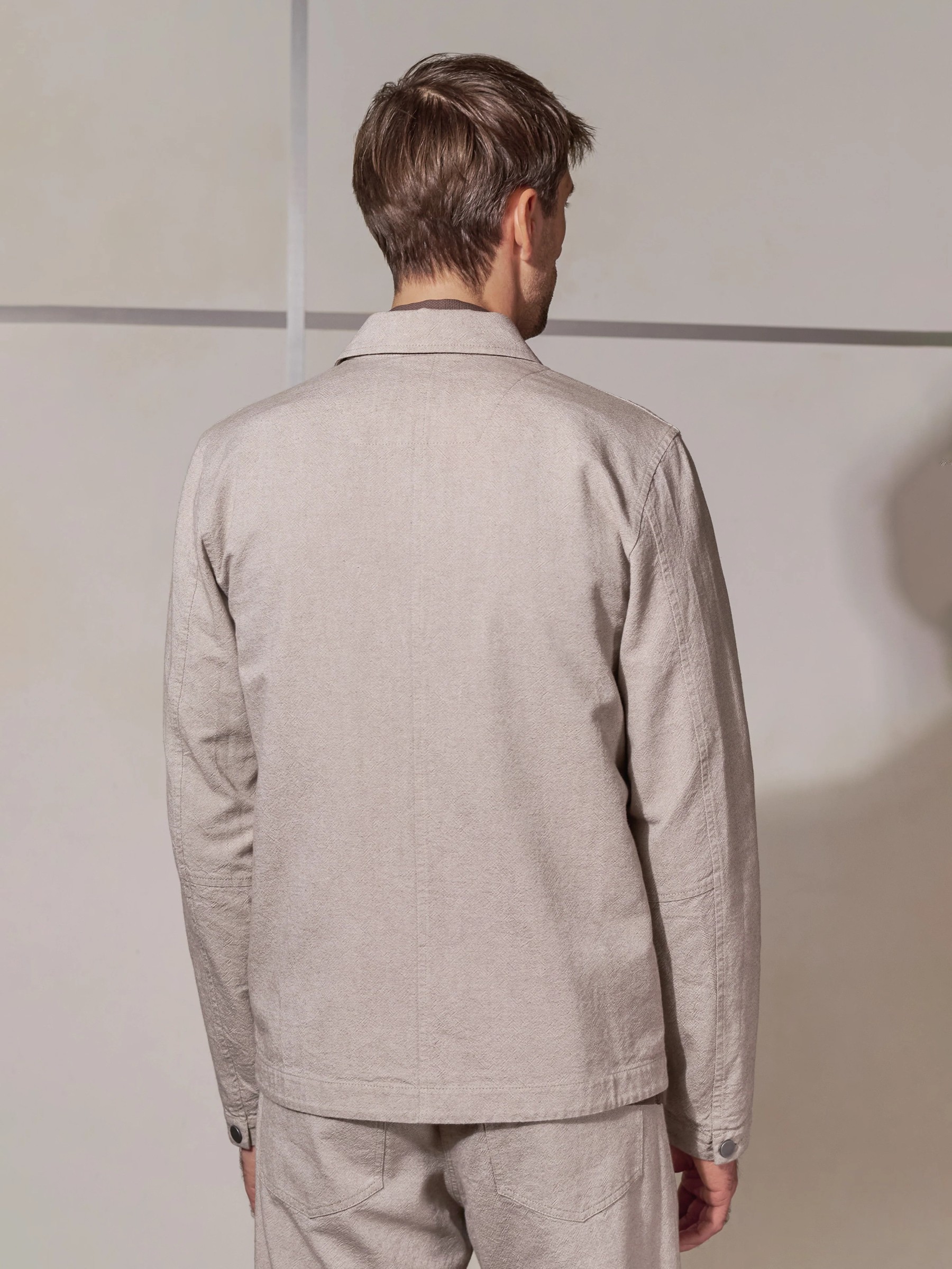 Overshirt Asir Jacket cold brown eco canvas 230g About Companions