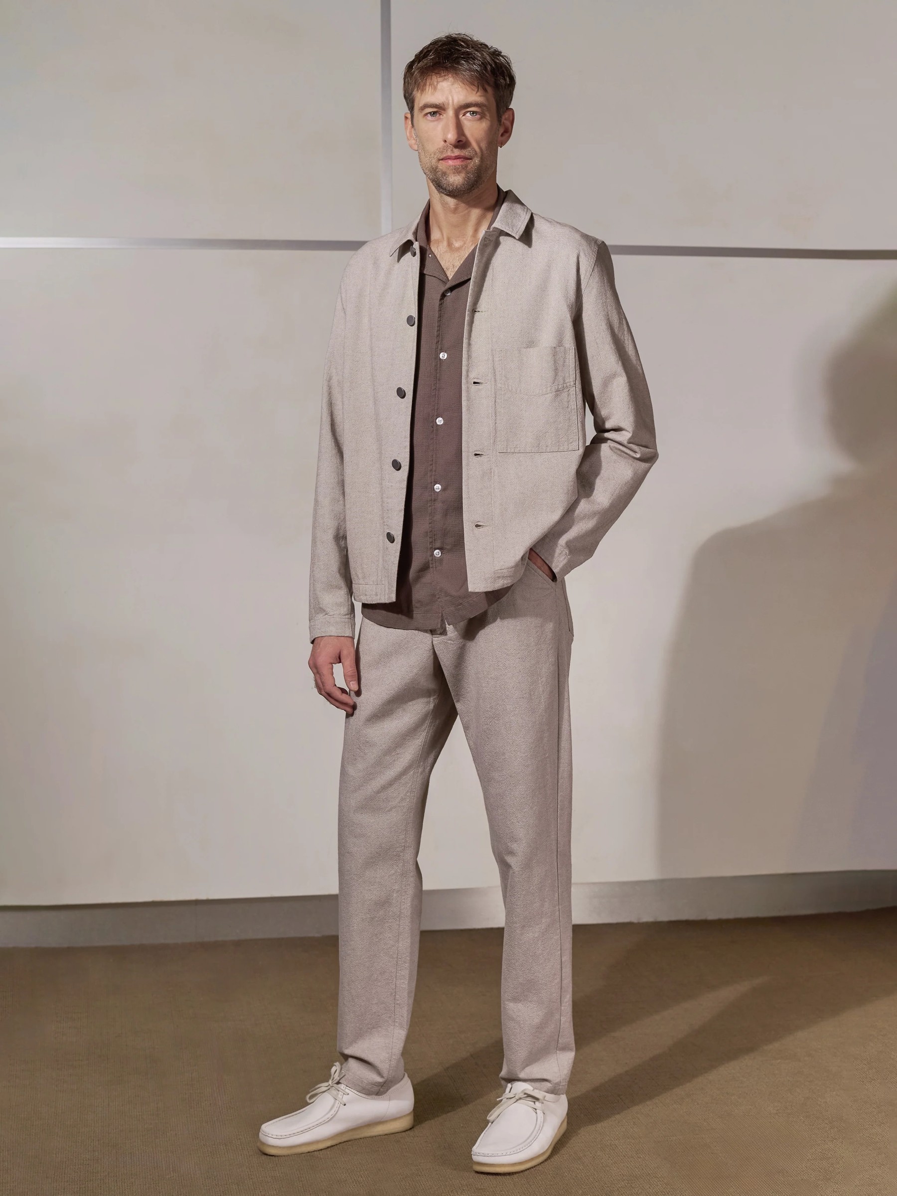 Overshirt Asir Jacket cold brown eco canvas 230g About Companions