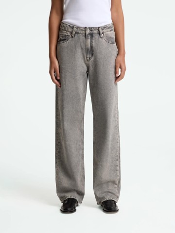 Jeanshose Joan Jeans well grey mid marble Kings of Indigo – K.O.I.