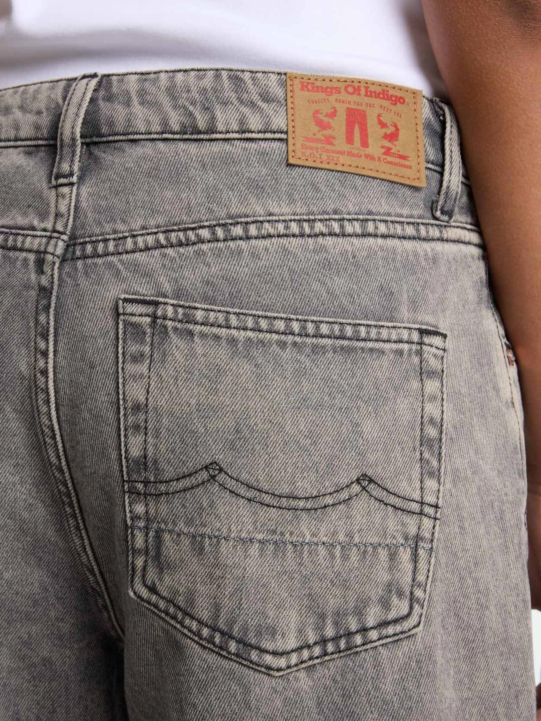 Jeanshose Joan Jeans well grey mid marble Kings of Indigo – K.O.I.